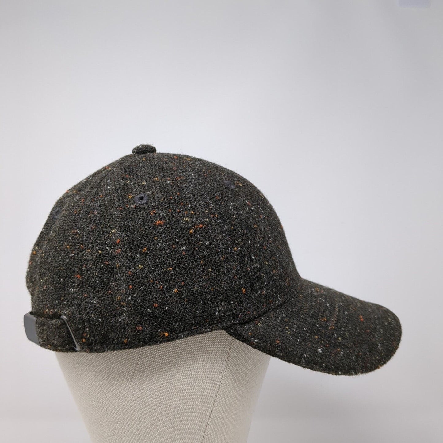 Unbranded Slideback Hat Gray One Size Adjustable Speckled 6 Panel