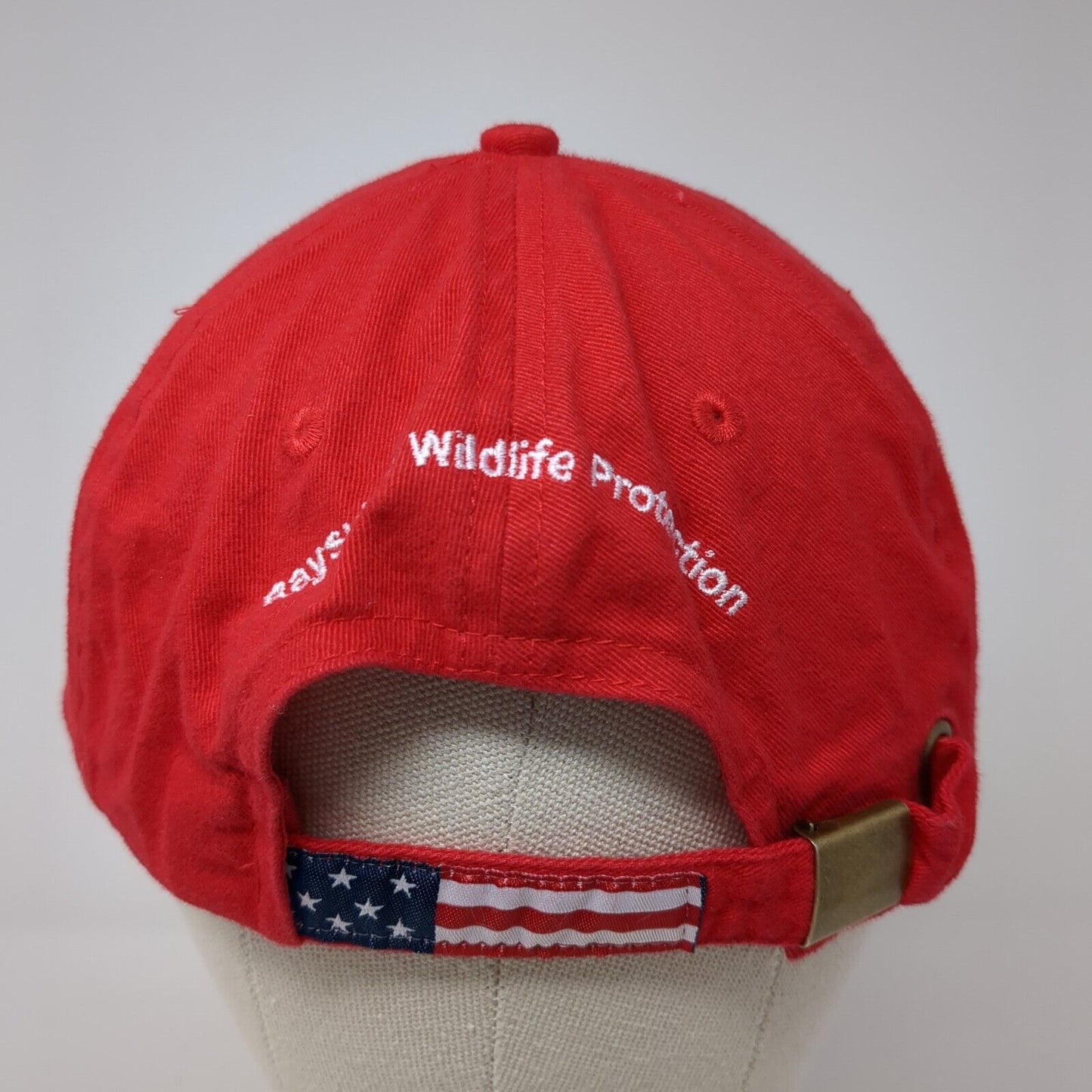 Bald Eagle Slideback Hat Multi One Size Adjustable Colorblock Harriton