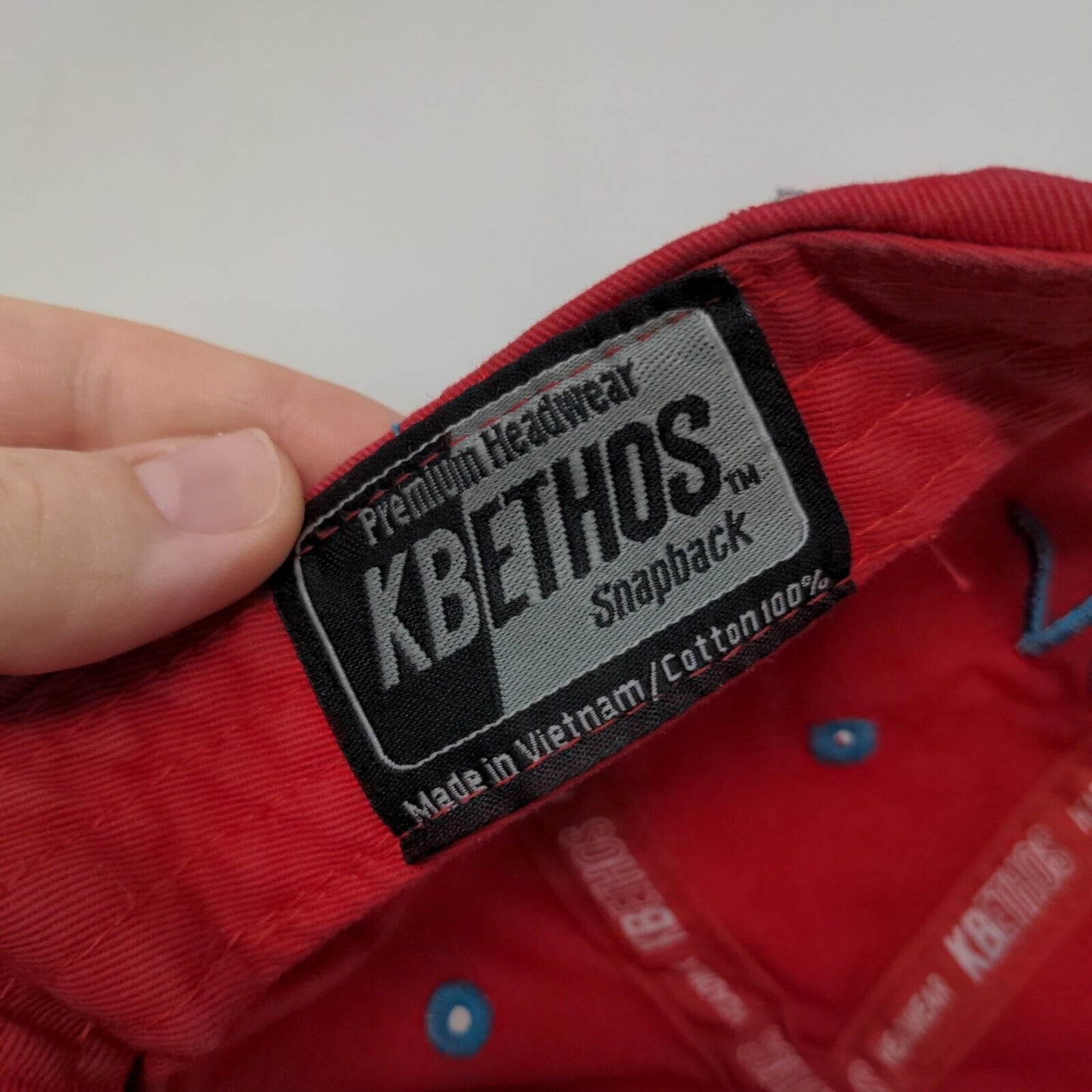 New York Snapback Hat Multi One Size Embroidered Colorblock KB ETHOS