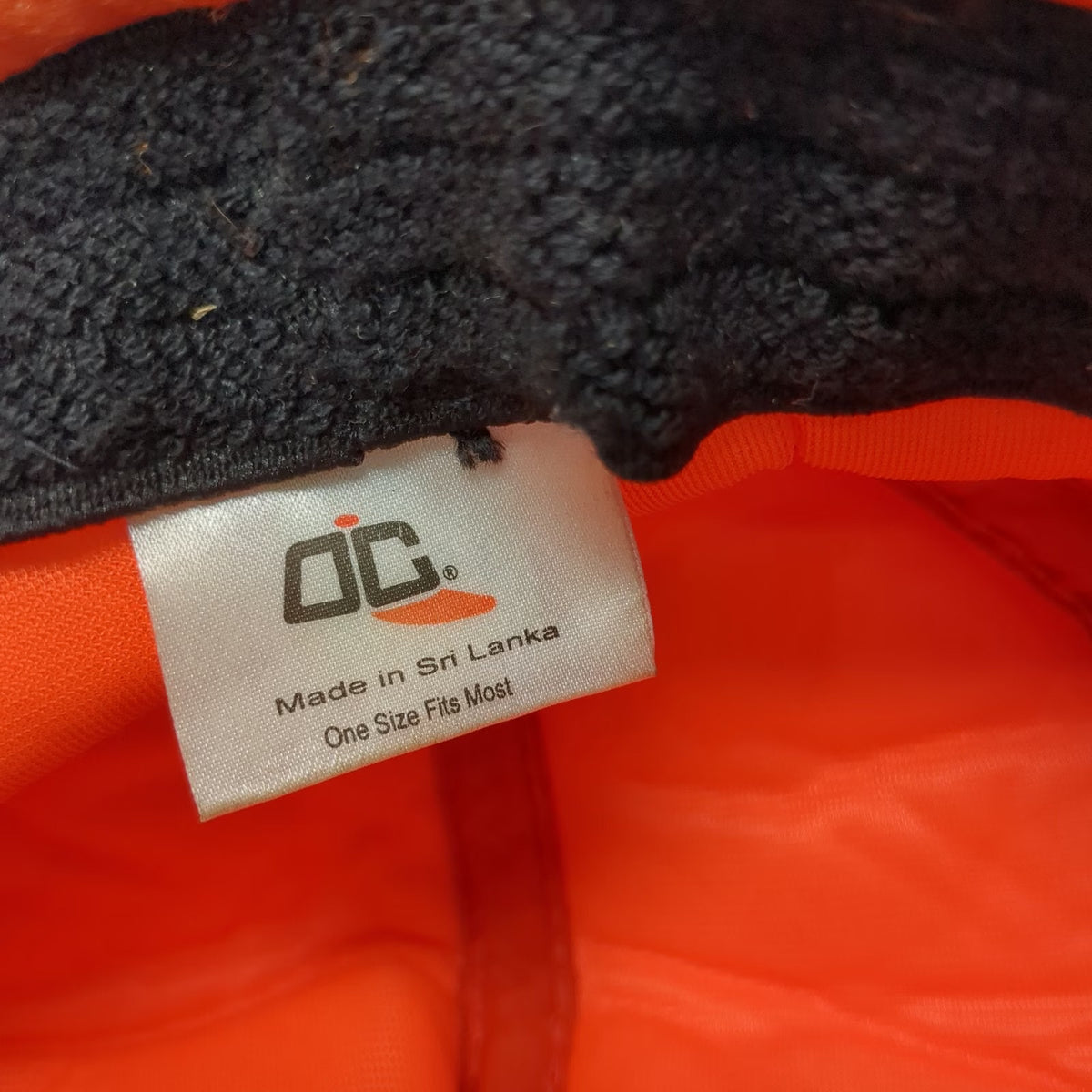 Outdoor Cap Trapper Cap Orange One Size Hat Faux Fur Ear Flaps Hunting Green