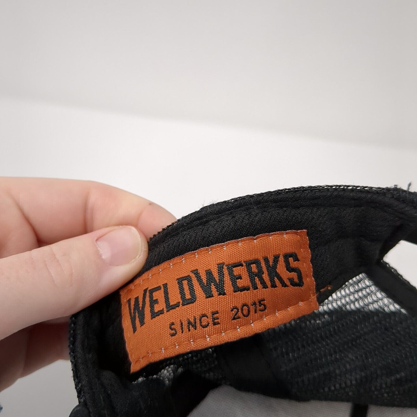 Weldwerks Brewing Snapback Trucker Hat Black One Size Adjustable Mesh Back