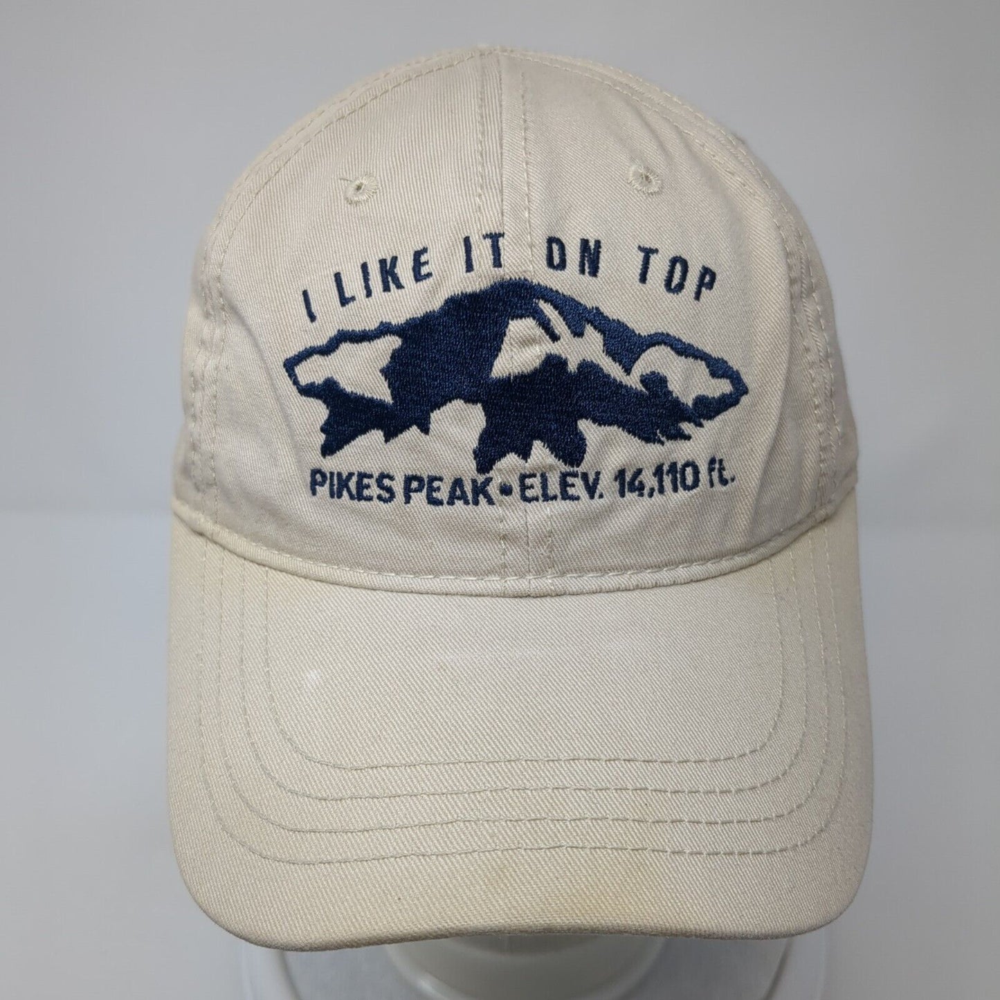 I Like It On Top Slideback Hat Tan One Size Adjustable Noble Wear