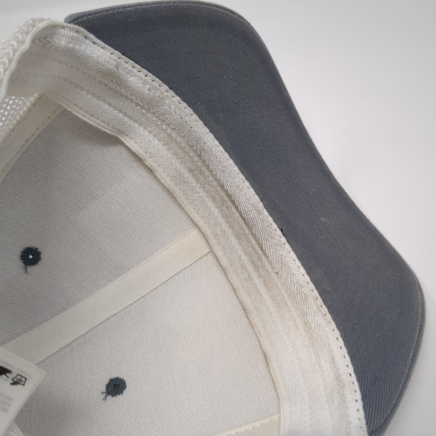 Columbia Tree Flag Fitted Baseball Cap Gray Medium Patriotic Mesh Back