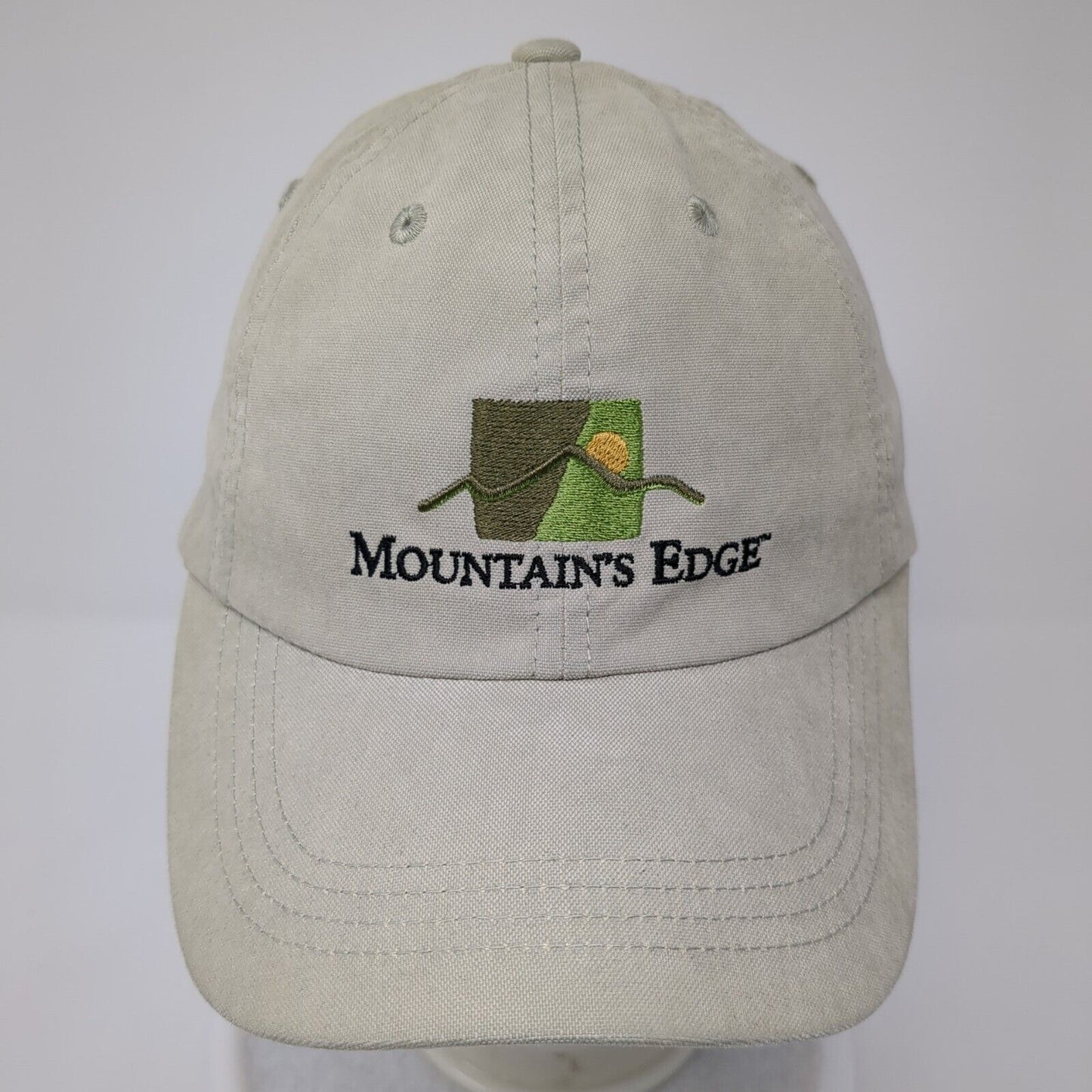Mountain's Edge Slideback Hat Tan One Size Embroidered Port Authority