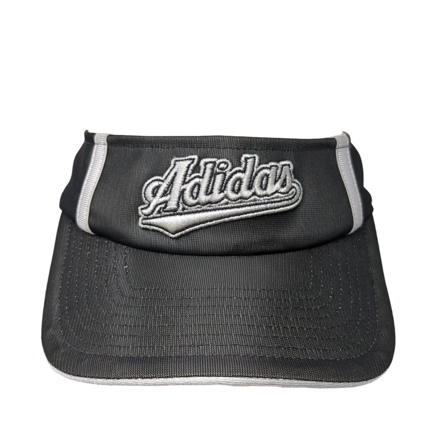Adidas Strapback Golf Sun Visor Black One Size Adjustable Embroidered Polyester