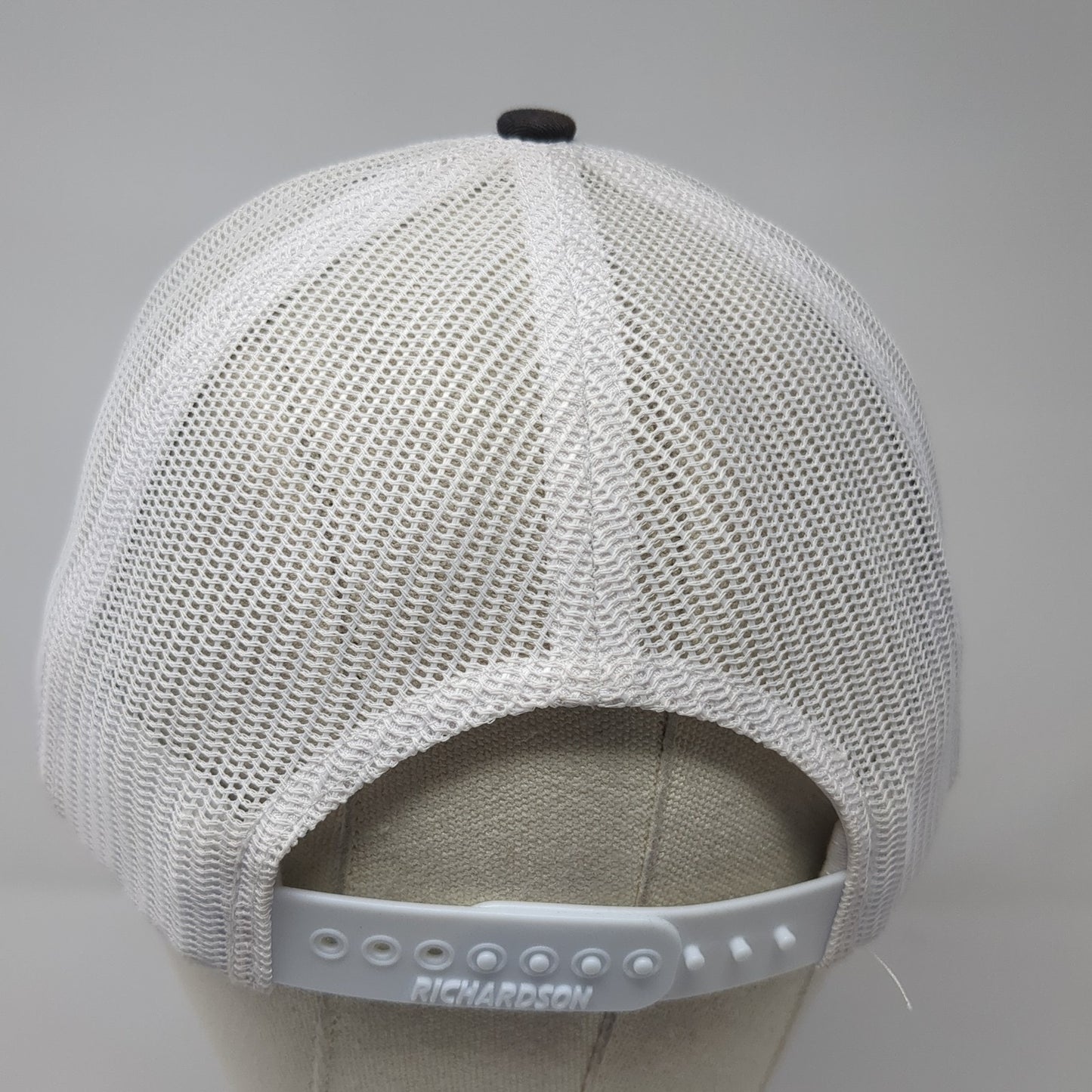 Pioneer Commodities Snapback Trucker Hat Black One Size Mesh Back