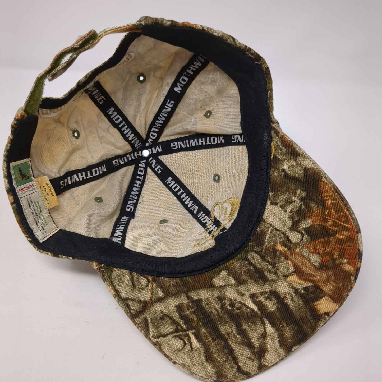 Mothwing Camo Technologies Inc Designed God Hidden Nature Strapback Hat Camo OS