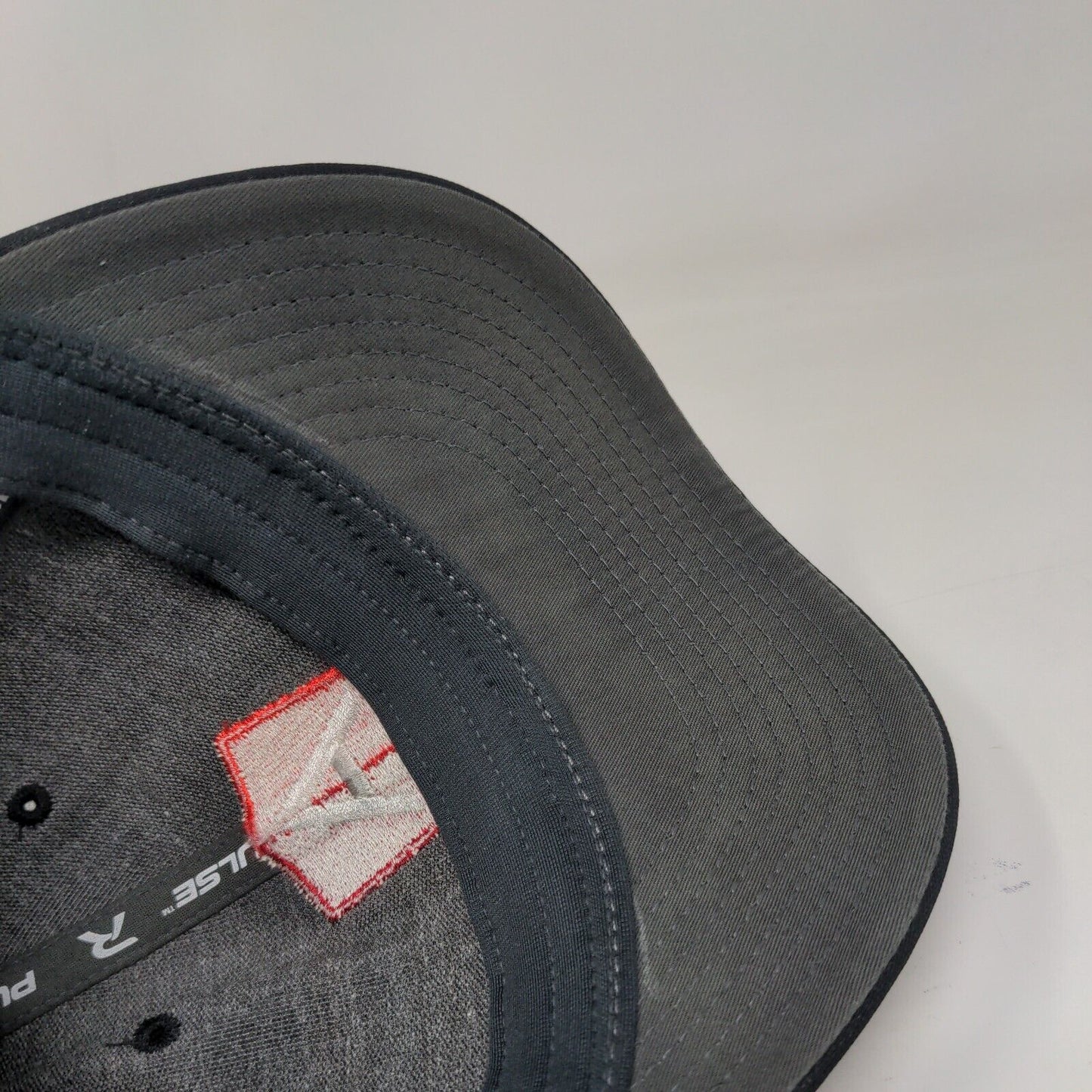AngularJS Fitted Hat Gray S/M Embroidered Logo Colorblock Richardson