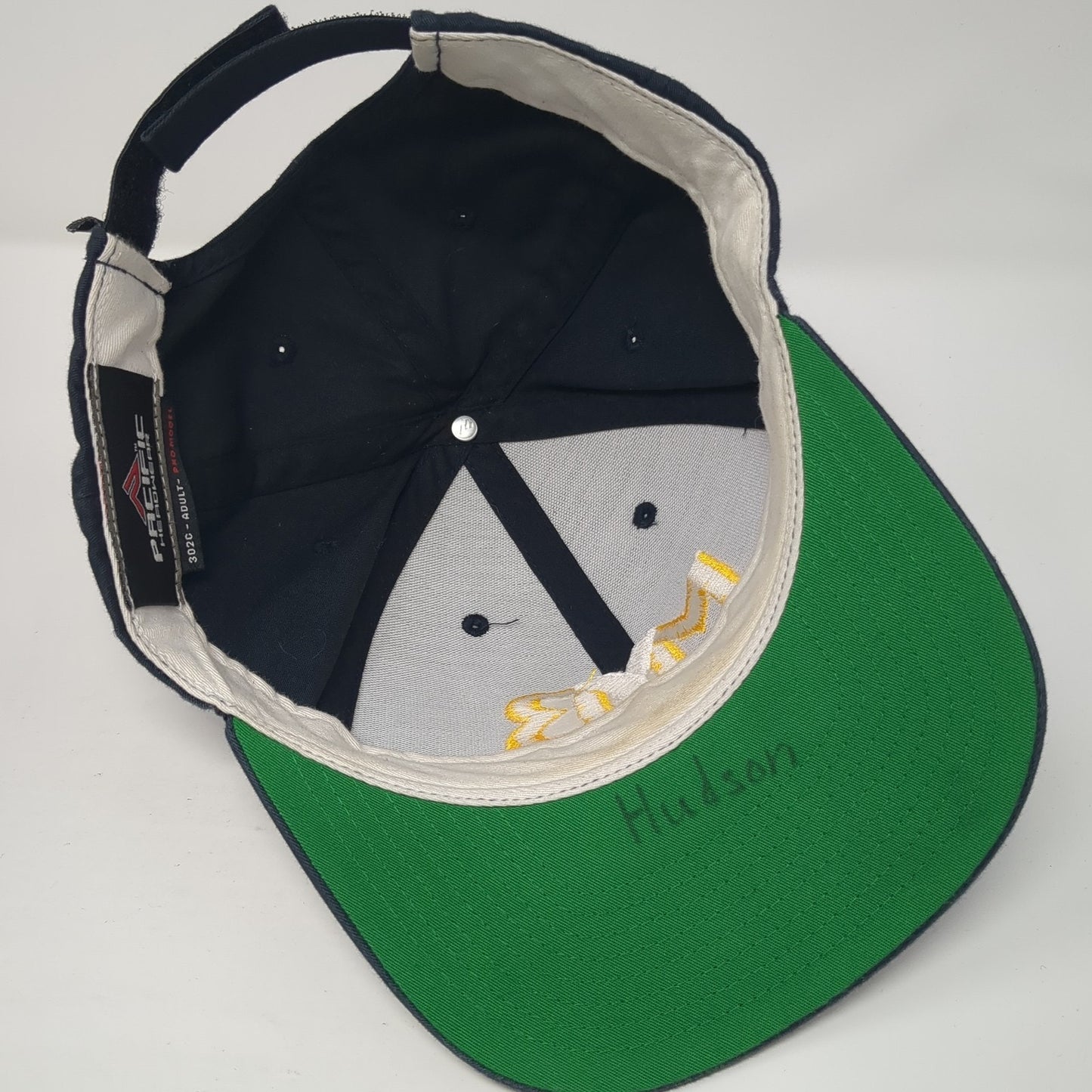 MYB Strapback Hat Blue One Size Adjustable Embroidered Pacific Headwear