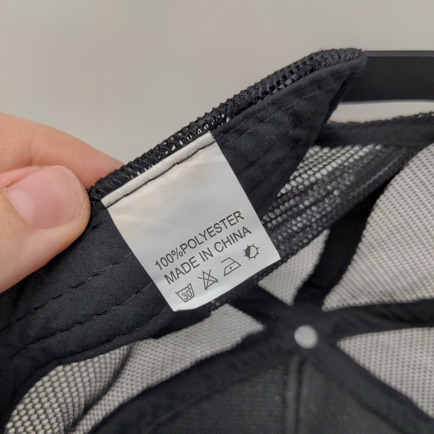 F*** Who Doesn't Like Mr. Jones Snapback Mesh Back Trucker Hat Black One Size