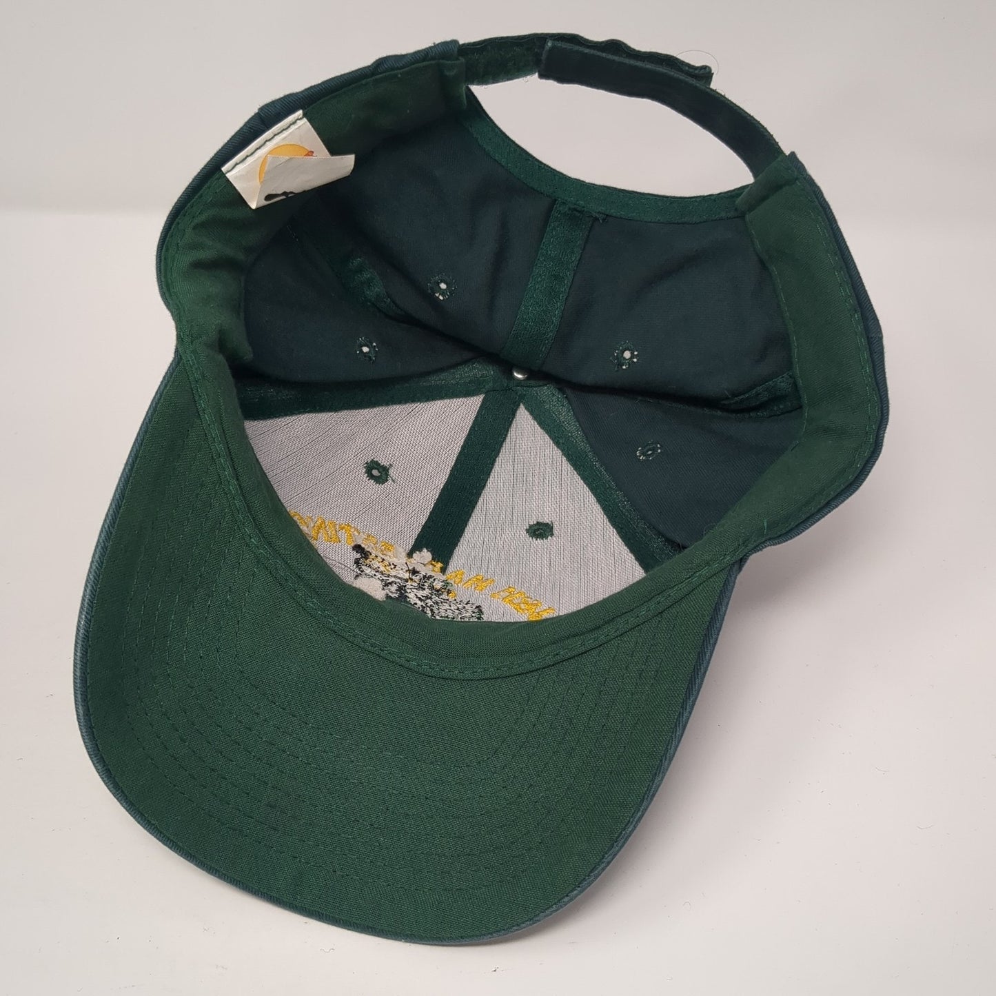 J&H Harvesting Monteview ID Strapback Hat Green One Size Embroidered