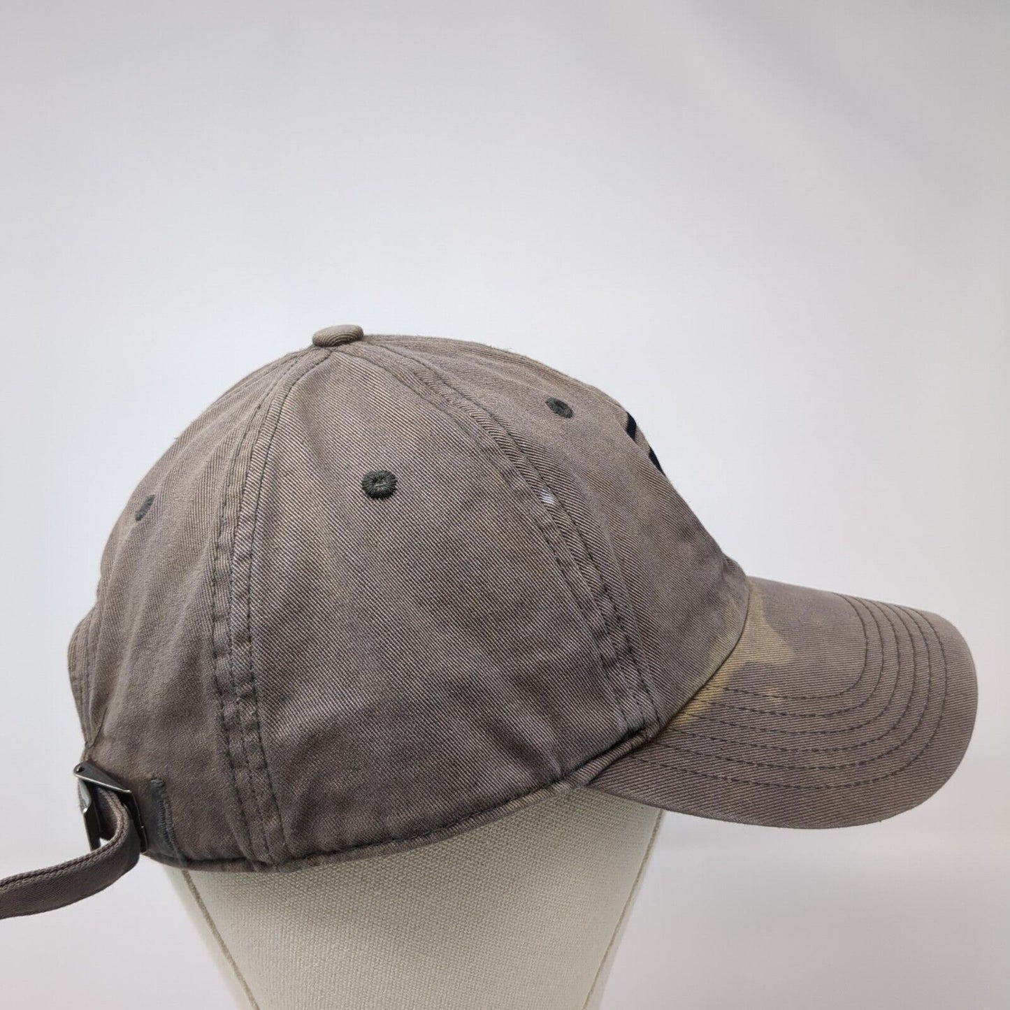 Richardson Slideback Hat Gray One Size Adjustable Embroidered Fish