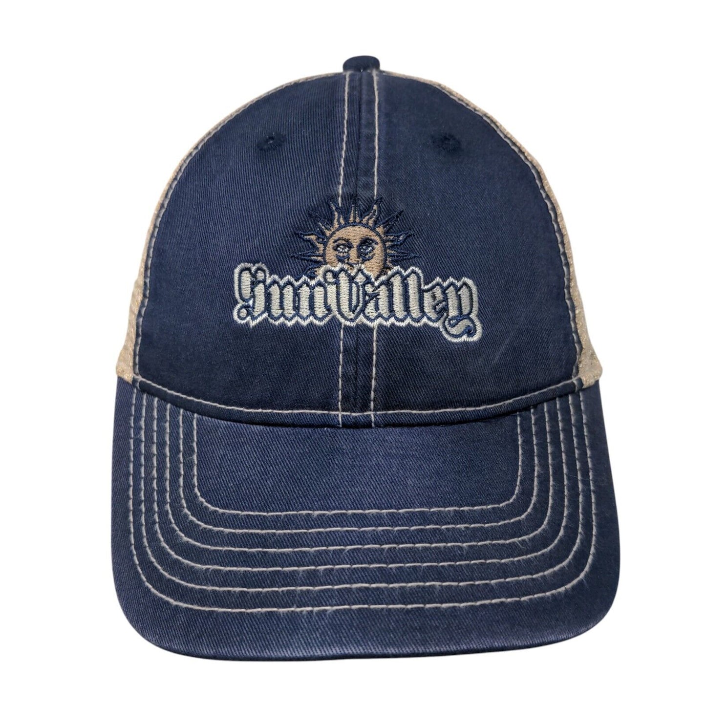 Ahead Snapback Trucker Hat Multi Classic Cut Embroidered Sun Mesh Back