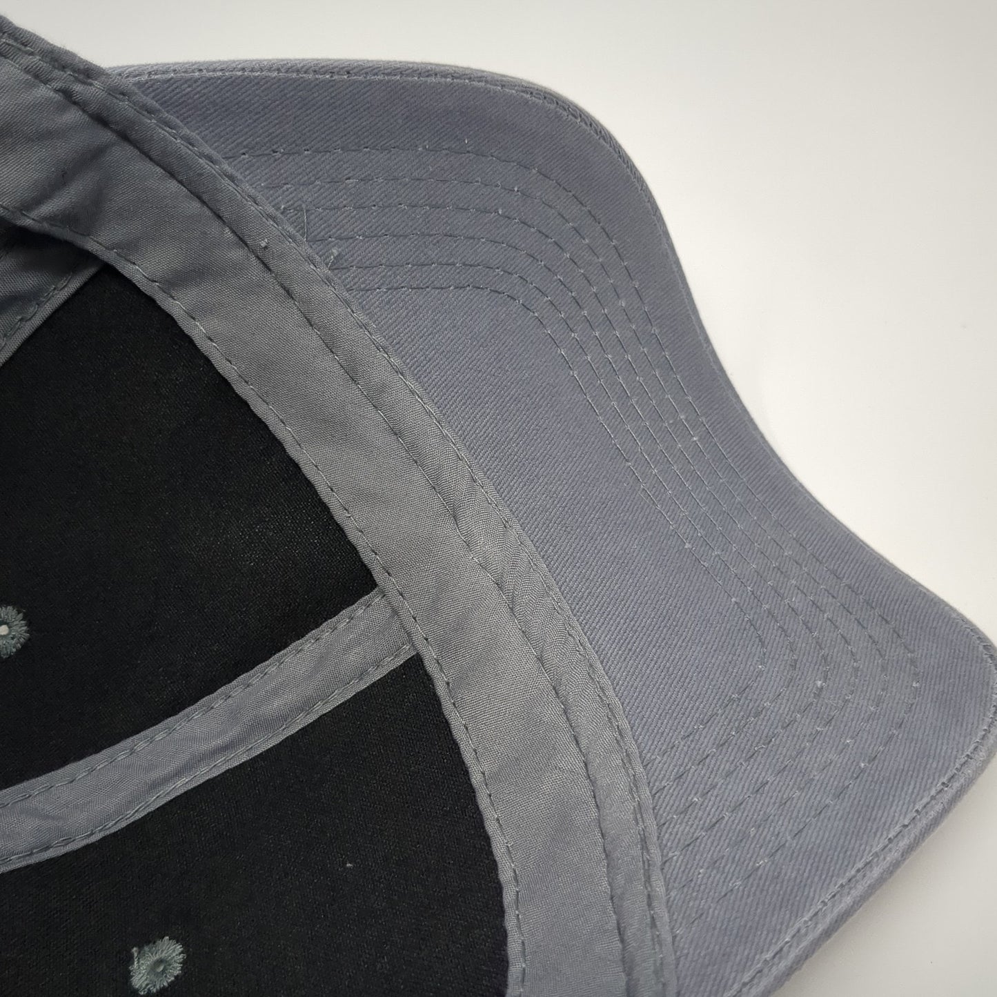 George Strapback Hat Gray One Size Adjustable 6 Panel Solid Blank
