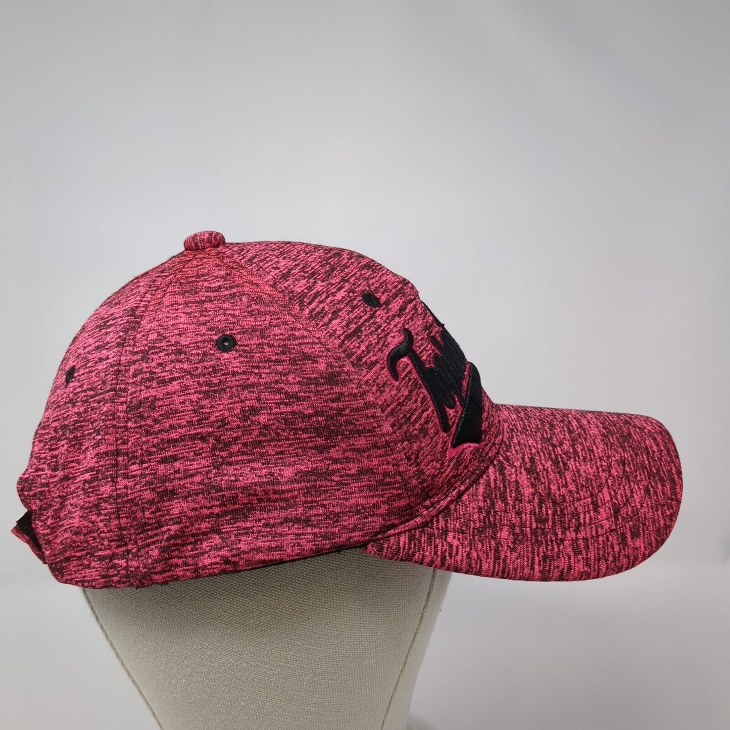 Topsail Island Strapback Hat Pink One Size Adjustable Lucky 7 USA Polyester