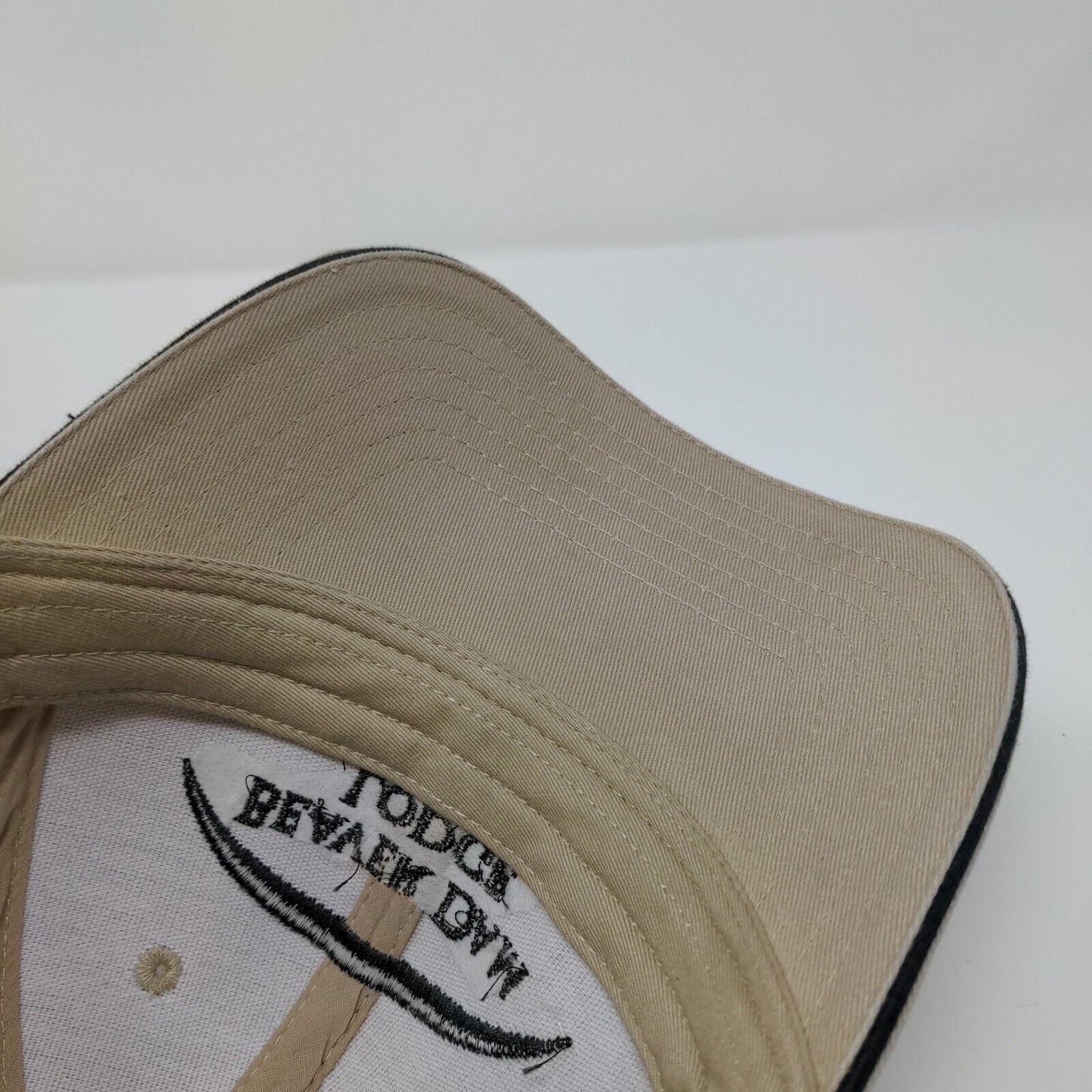 Beaver Dam Lodge Golf RV Resort Strapback Hat Tan OSFM Embroidered Otto