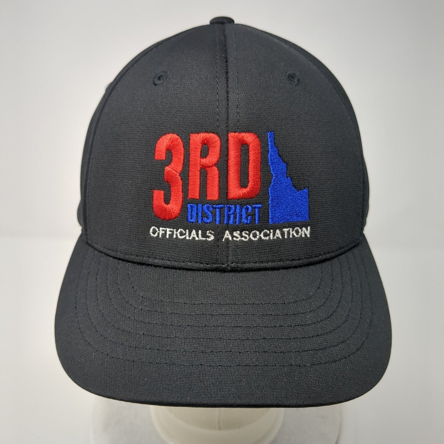 3rd District Officials Association Fitted Hat Black L-XL Richardson