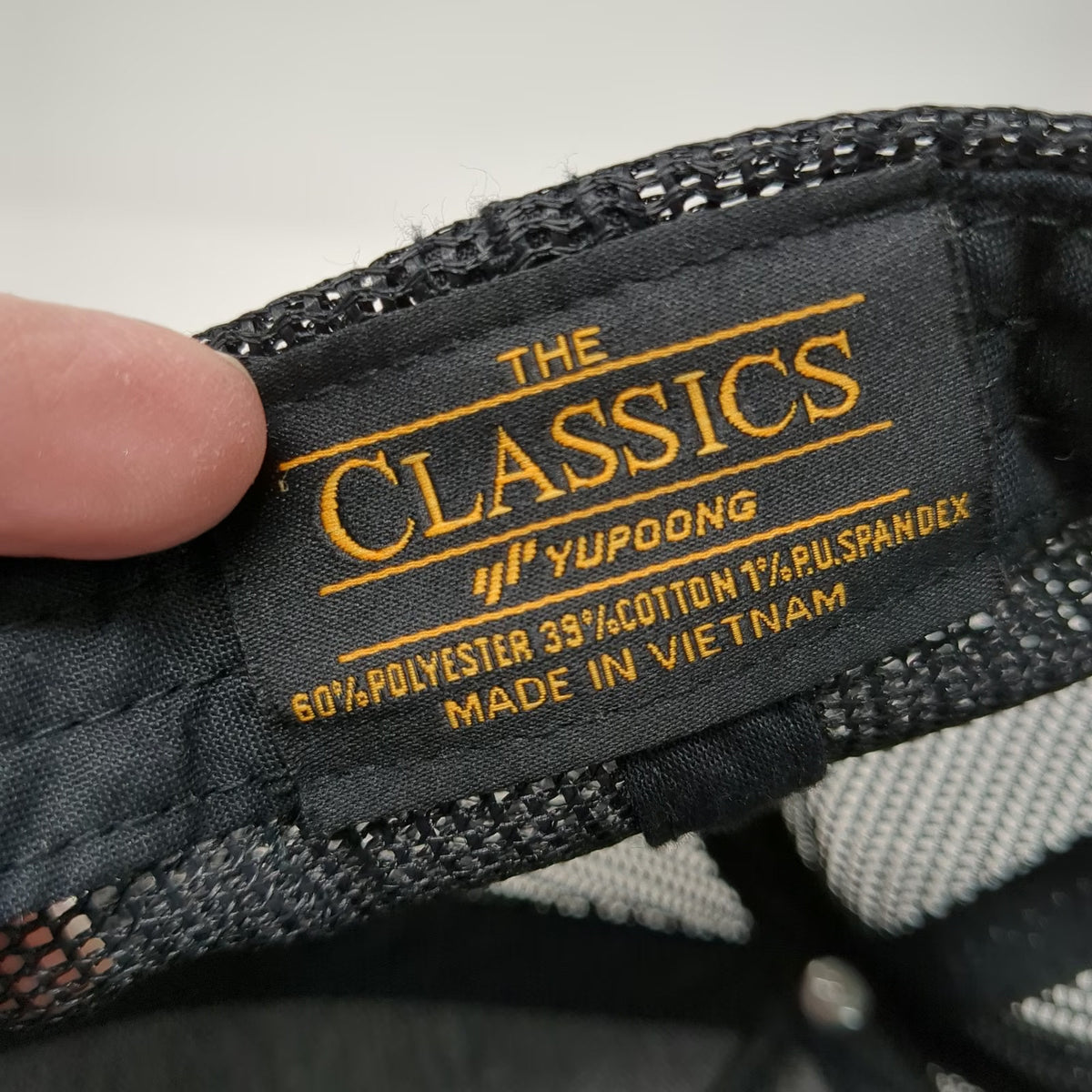 Yupoong Trucker Hat Black One Size Mesh Multicam Flat Bill TOOBS Distribution