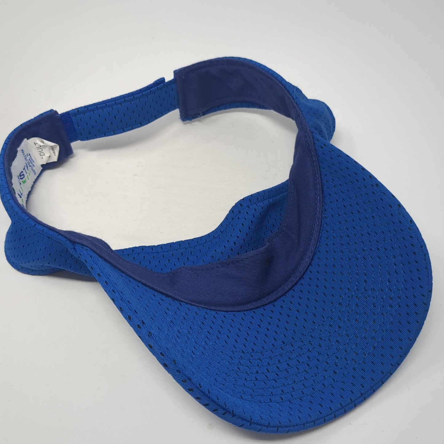 Augusta Sportswear Sun Visor Hat Blue OS Adjustable Strap Lightweight Blank