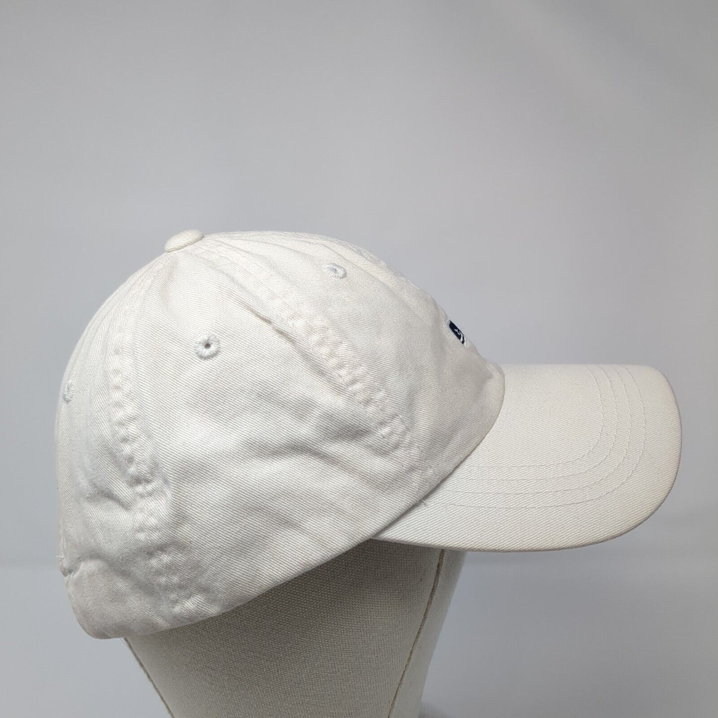 Vineyard Vines Slideback Hat White OS Adjustable Embroidered 6 Panel Cotton
