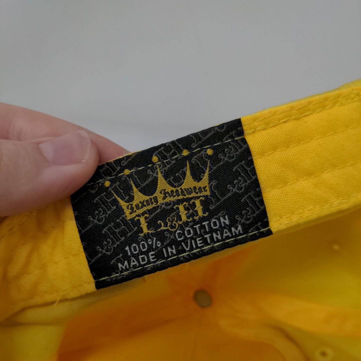 iMPACT Slideback Hat Yellow One Size Adjustable Embroidered Luxury Headwear