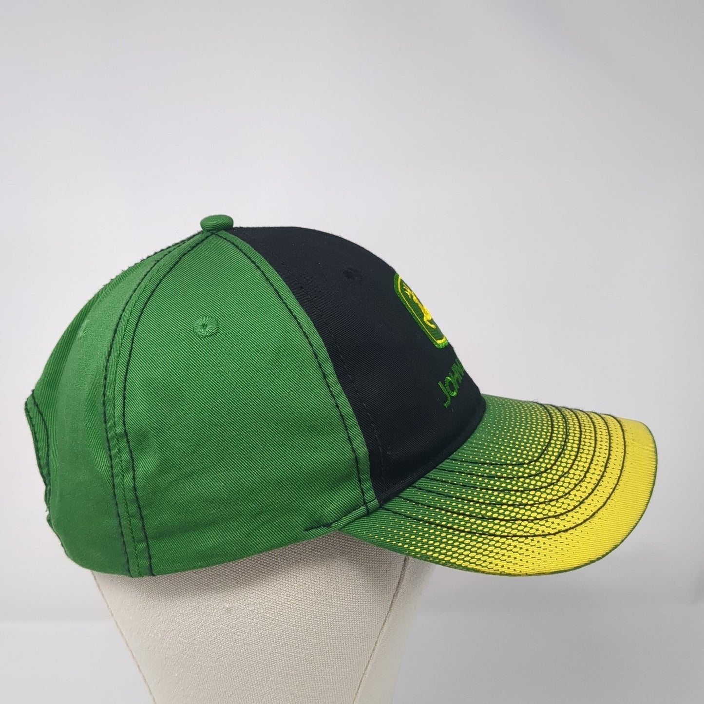 John Deere Strapback Baseball Cap Multicolor One Size Adjustable Embroidered