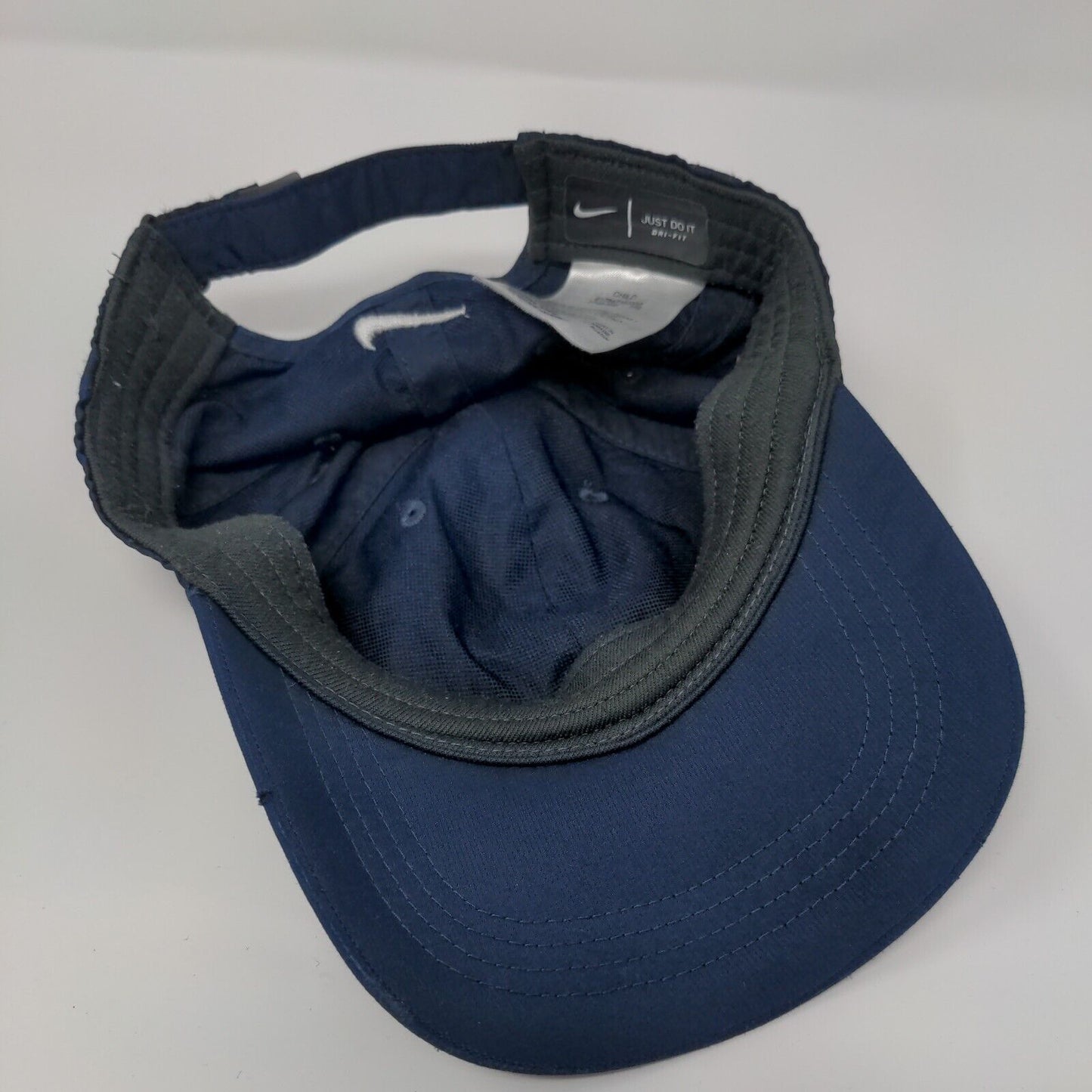 Nike Swoosh Strapback Hat Blue Child Adjustable Just Do It Dri-Fit