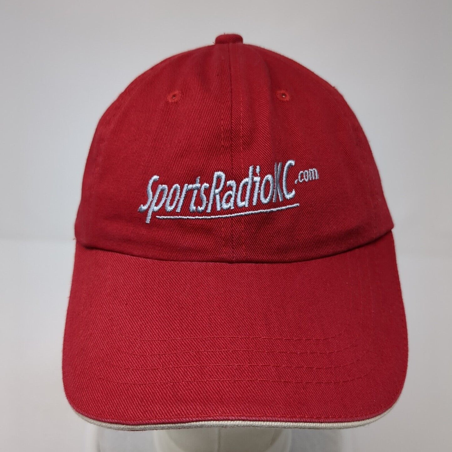Sports Radio KC.com Slideback Hat Red One Size Adjustable Sportsman