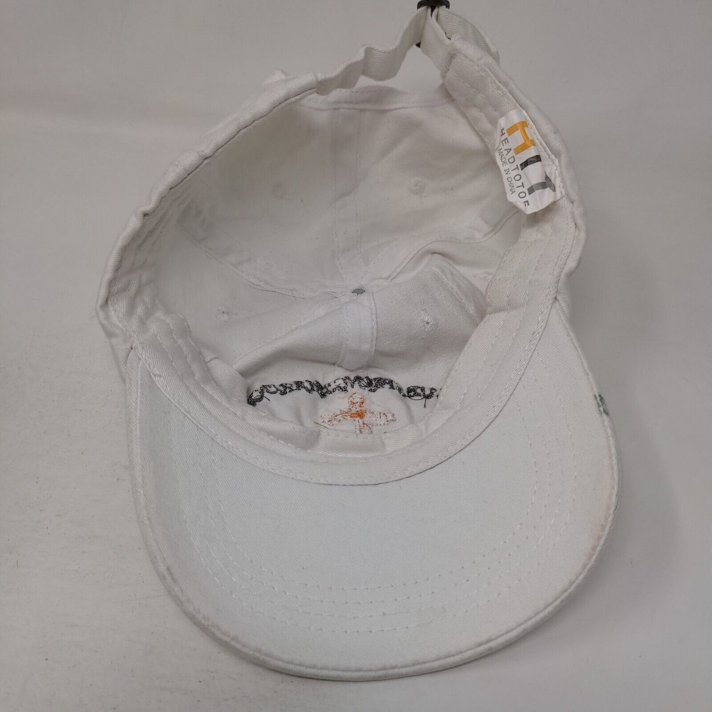 Blue Springs Marina Watts Bar Lake TN Slideback Hat White One Size Adjustable