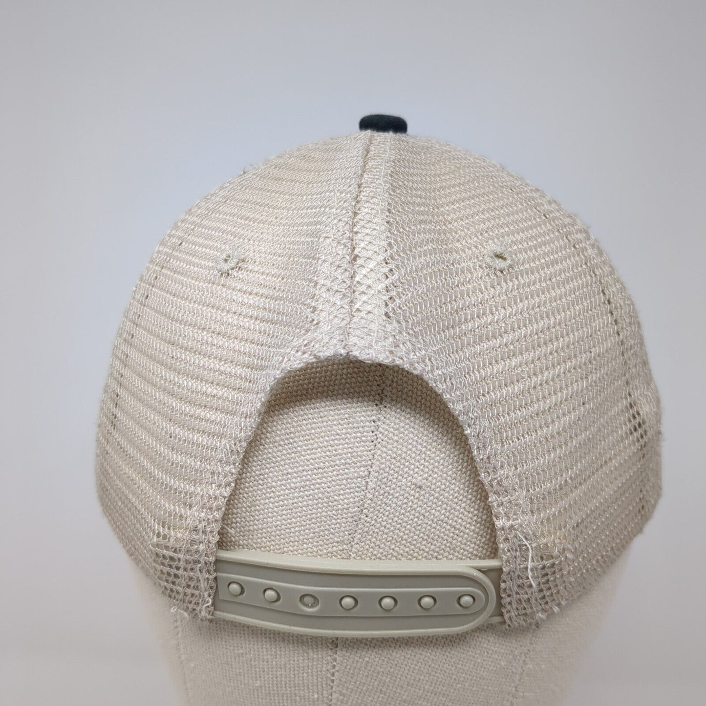 43 Snapback Trucker Hat Blue OS Adjustable Embroidered Mesh Back Comfort Colors