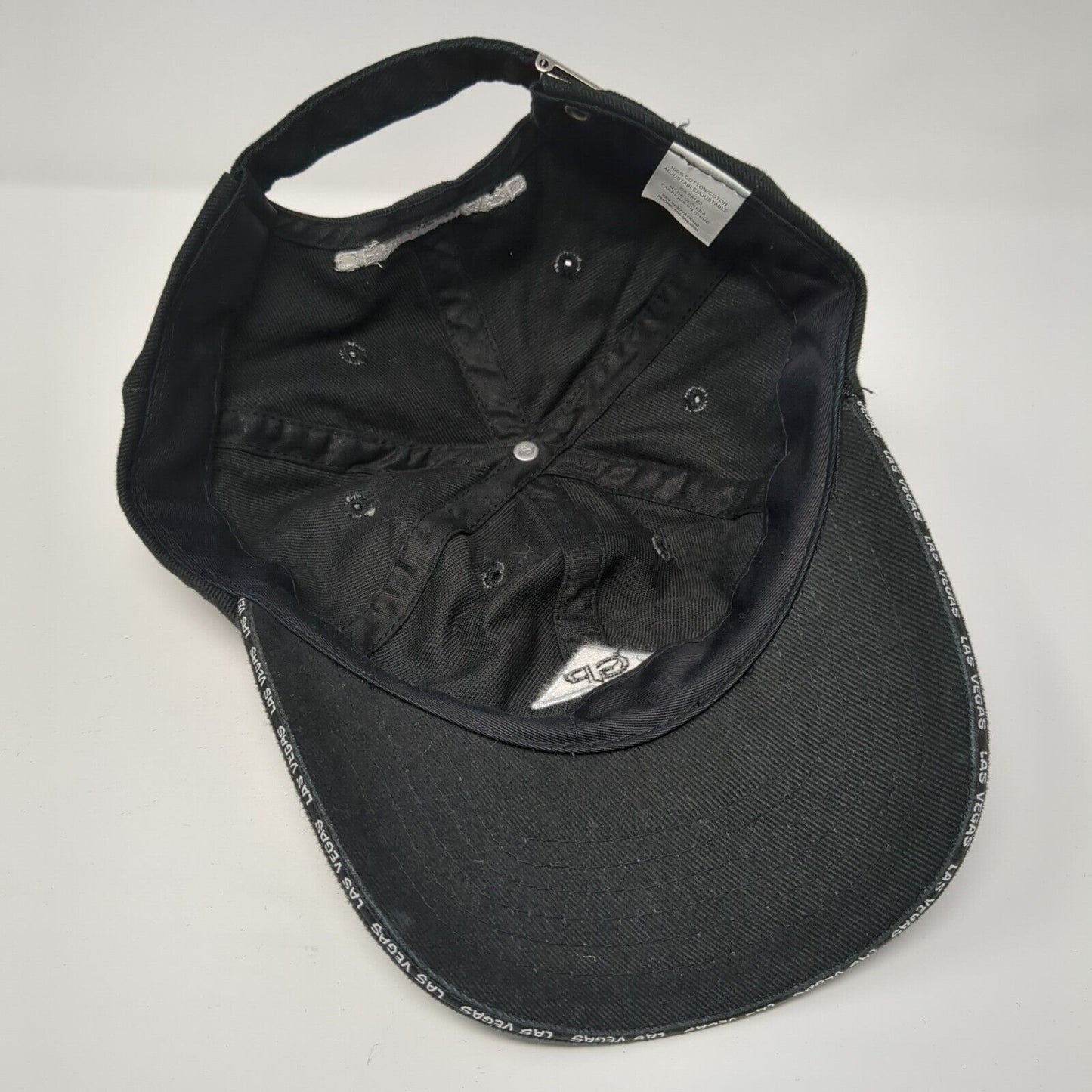 GP Densguard Las Vegas Slideback Hat Black One Size Adjustable 6 Panel