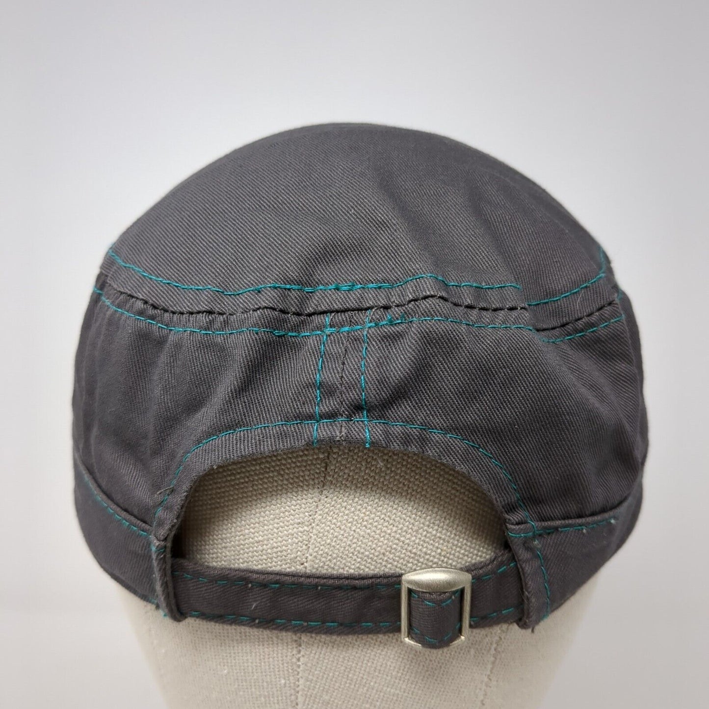 Scheels Slideback Cadet Army Hat Gray One Size Embroidered Outdoor Cap