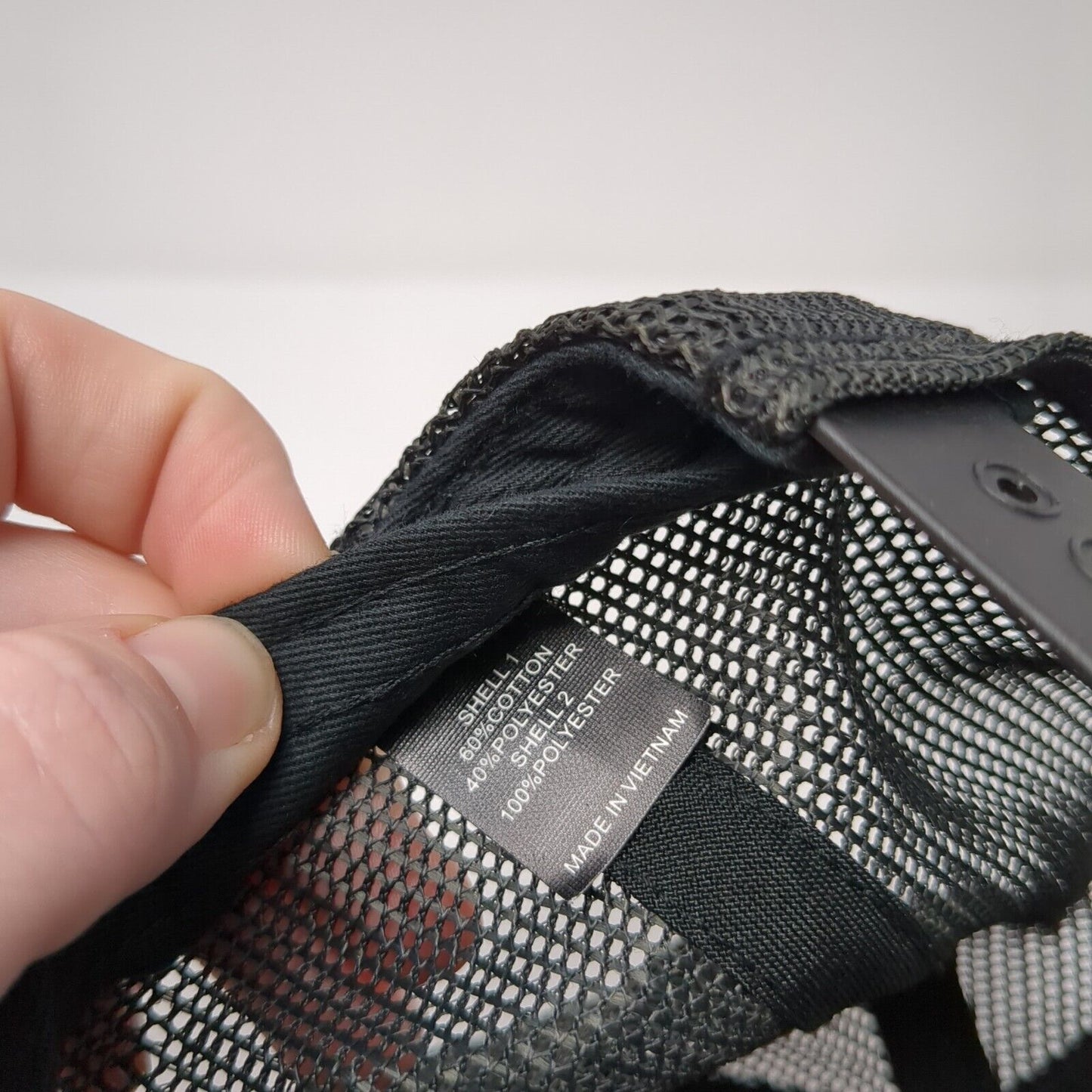 Dos Amigos Framing Snapback Trucker Hat Red One Size Adjustable Mesh Back