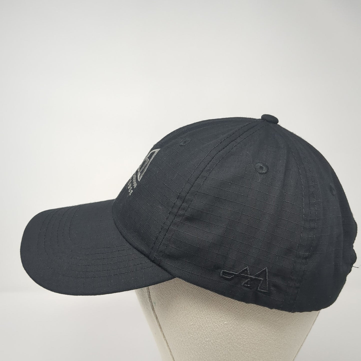 The Idaho Outdoor Fieldhouse Strapback Hat Black One Size Embroidered