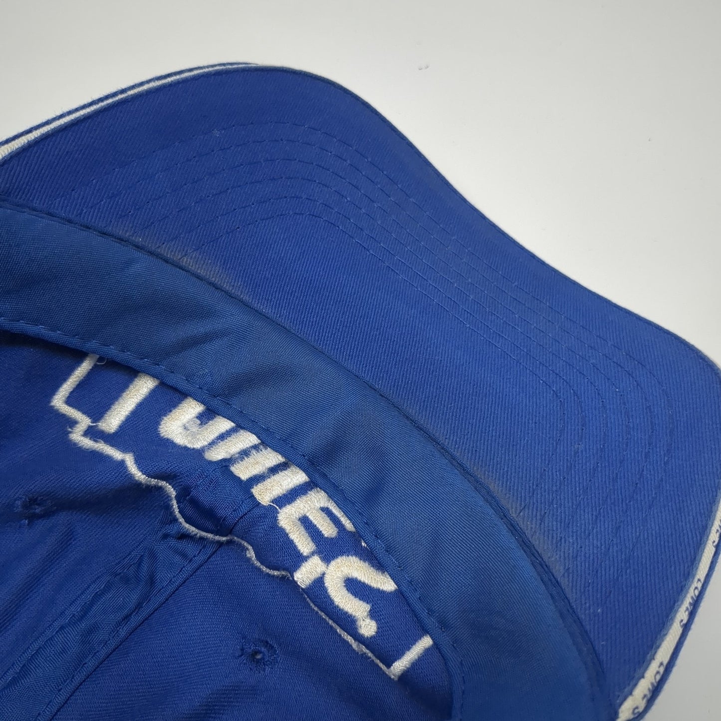 Lowe's Strapback Hat Blue One Size Adjustable Embroidered Vent Holes