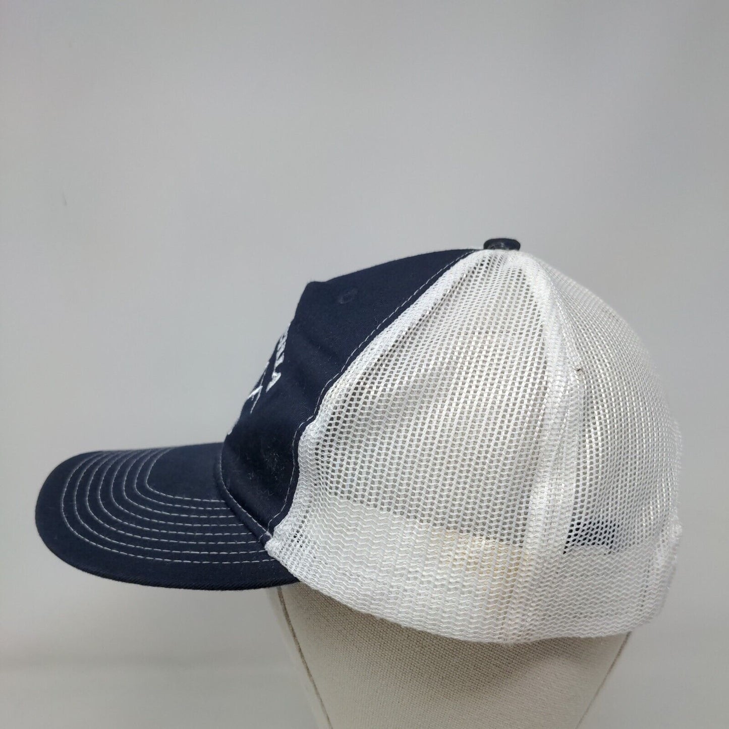 Appalachia Rises Snapback Mesh Back Trucker Hat Blue One Size Port Authority
