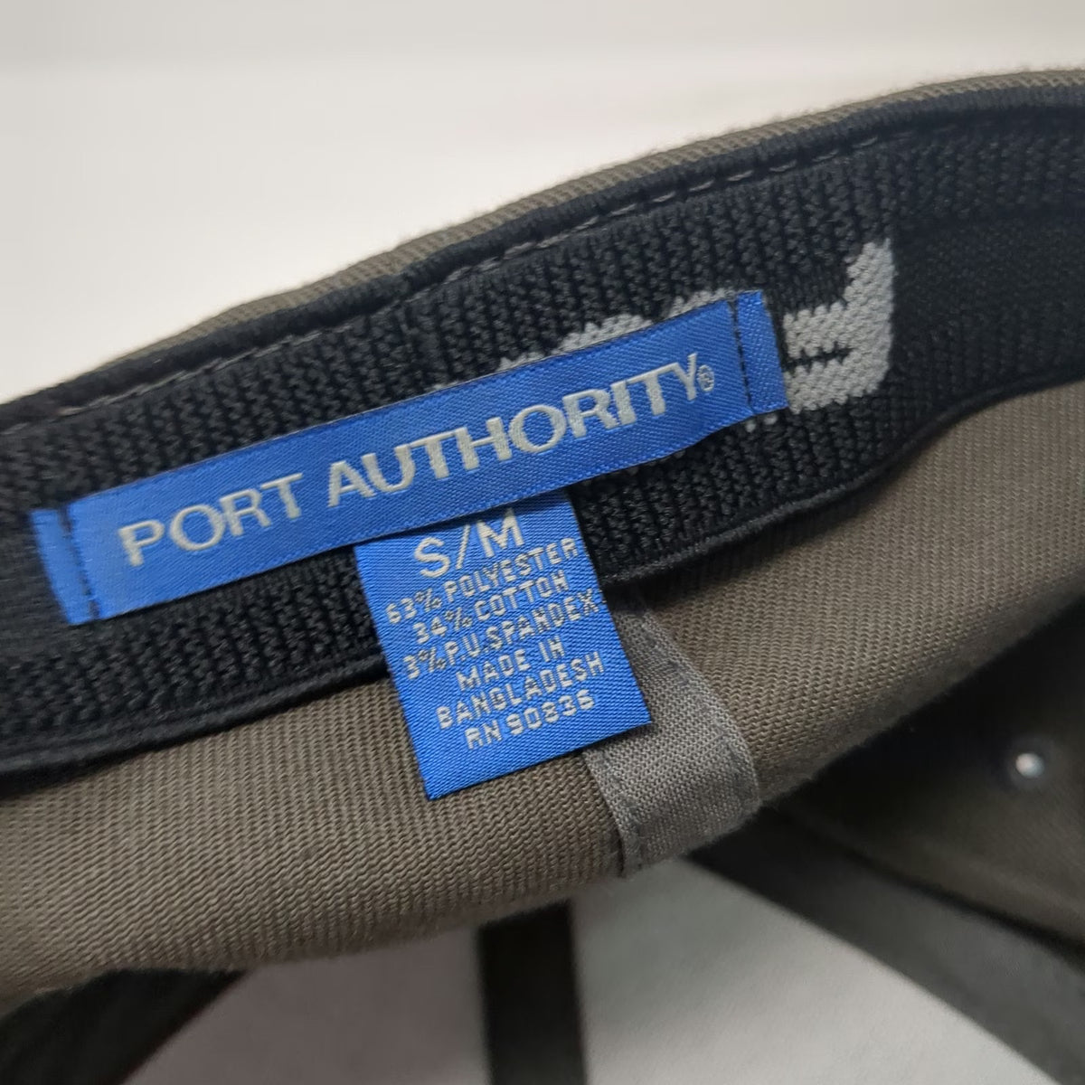 Port Authority Baseball Cap Gray M Flexfit Aubree Wartman Racing Orange Hat