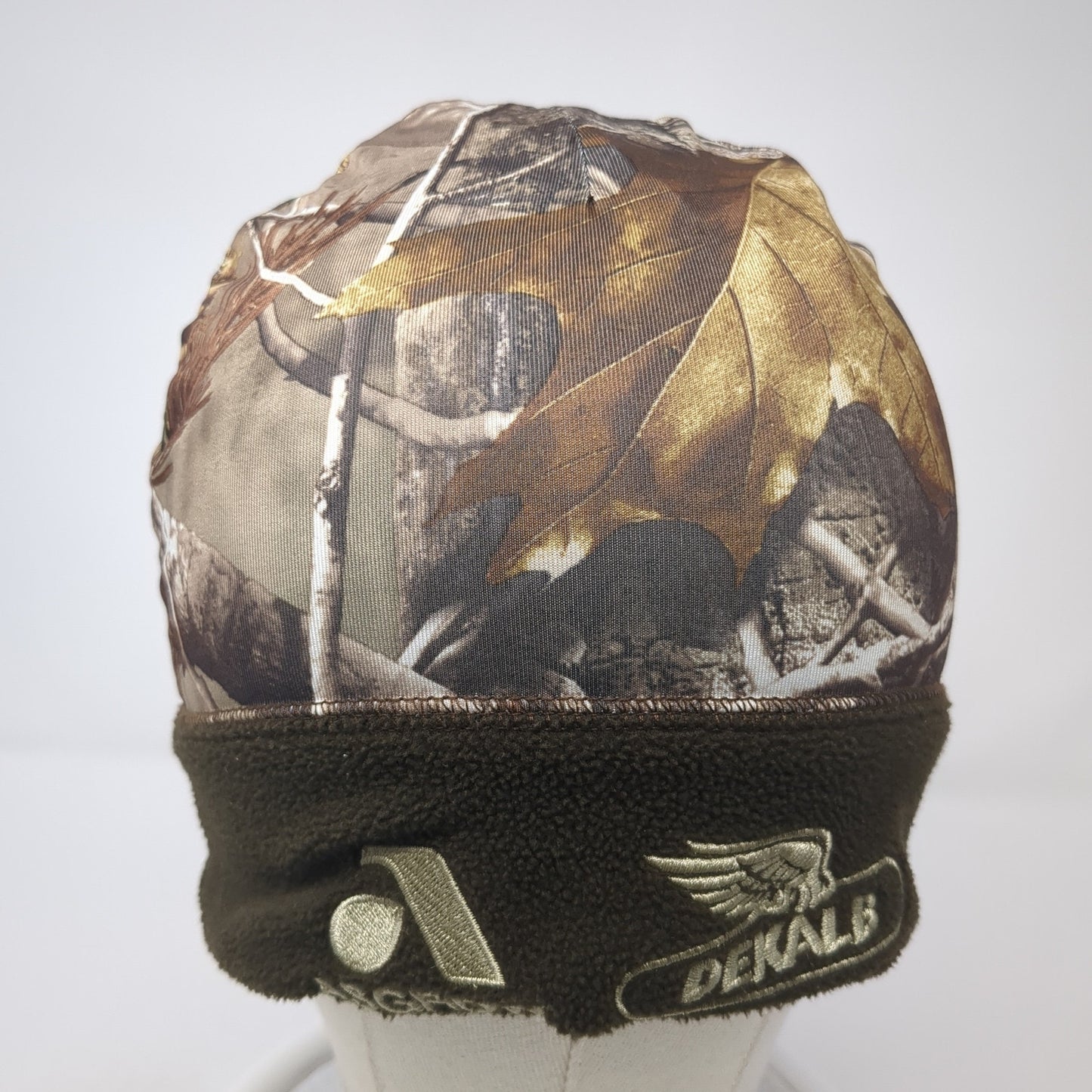 Asgrow Dekalb Beanie Hat Multicolor One Size Stretch Camouflage Polyester