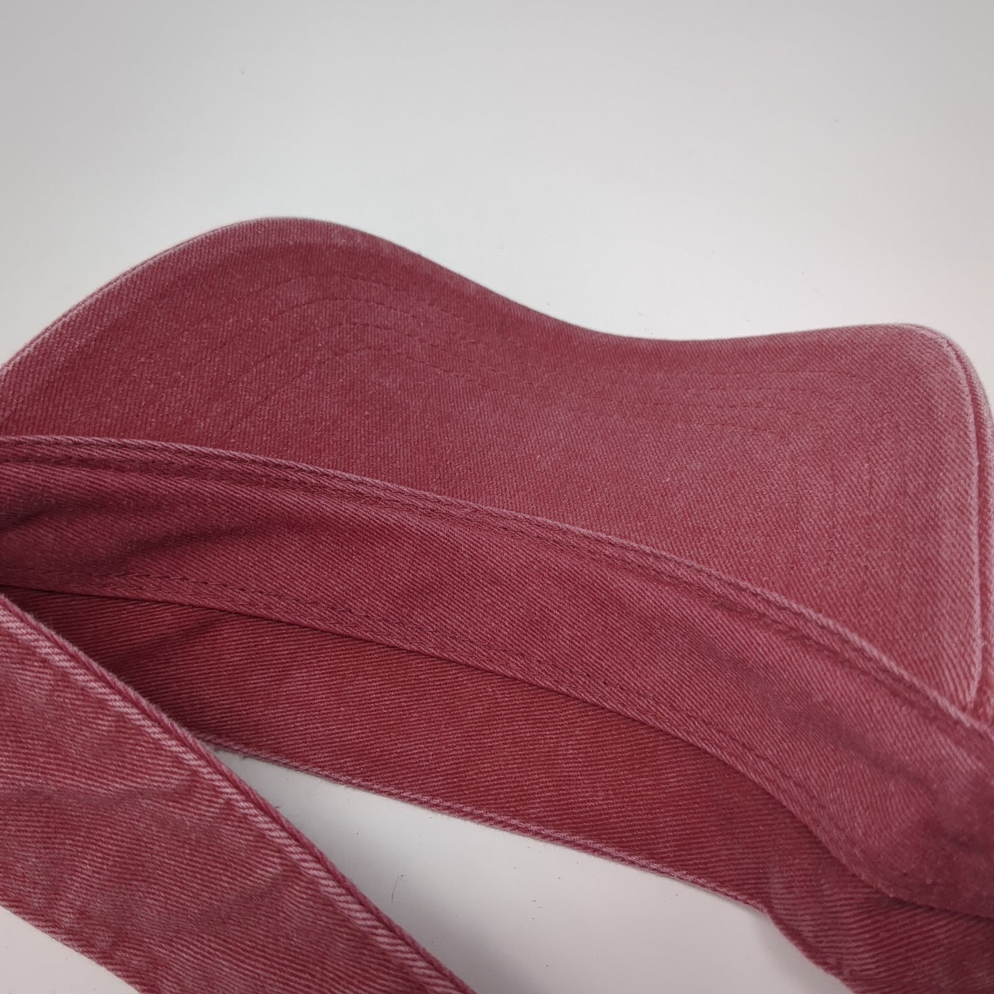 Sanibel Island Strapback Visor Hat Red One Size Adjustable Embroidered