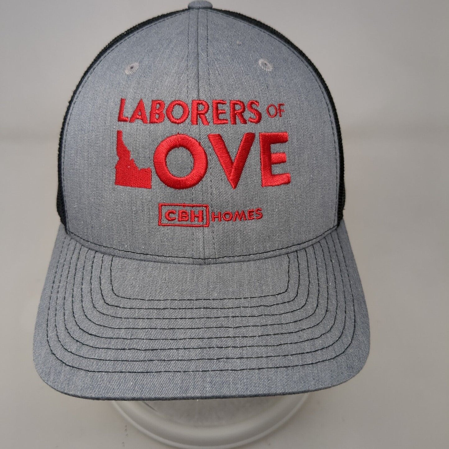Laborers of Love CBH Homes Snapback Trucker Hat Gray OSFA Mesh Back