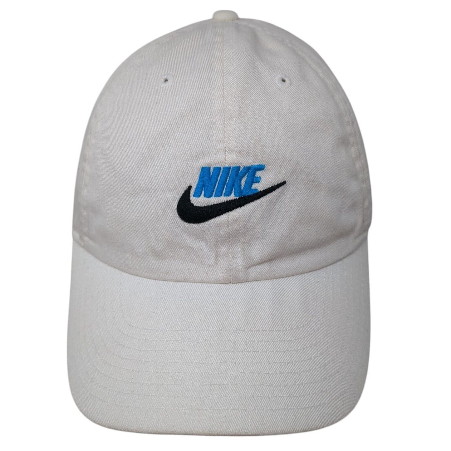 Nike Slideback Hat White One Size Adjustable Embroidered Swoosh Heriatge86