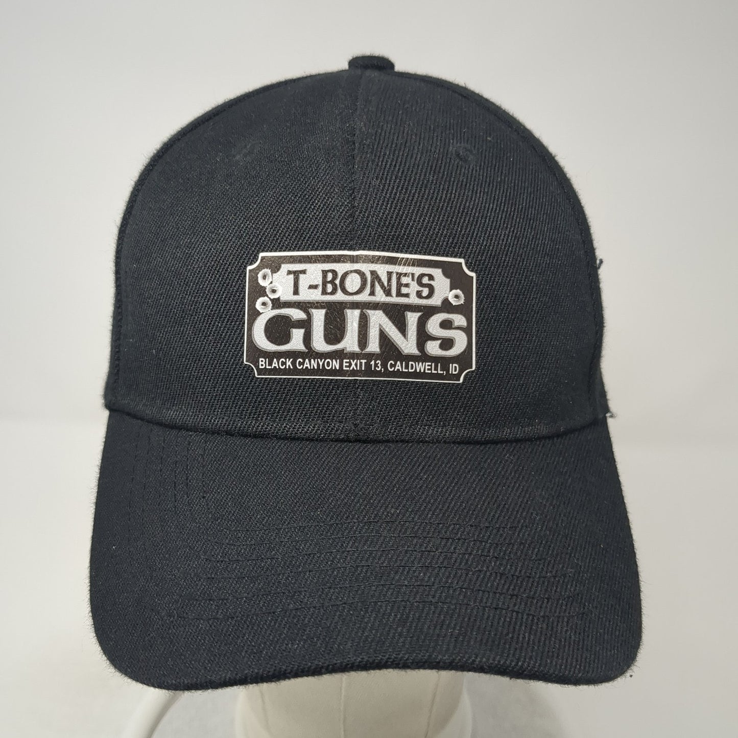T-Bones Guns Black Canyon Exit 13 Strapback Baseball Cap Black OS Adjustable