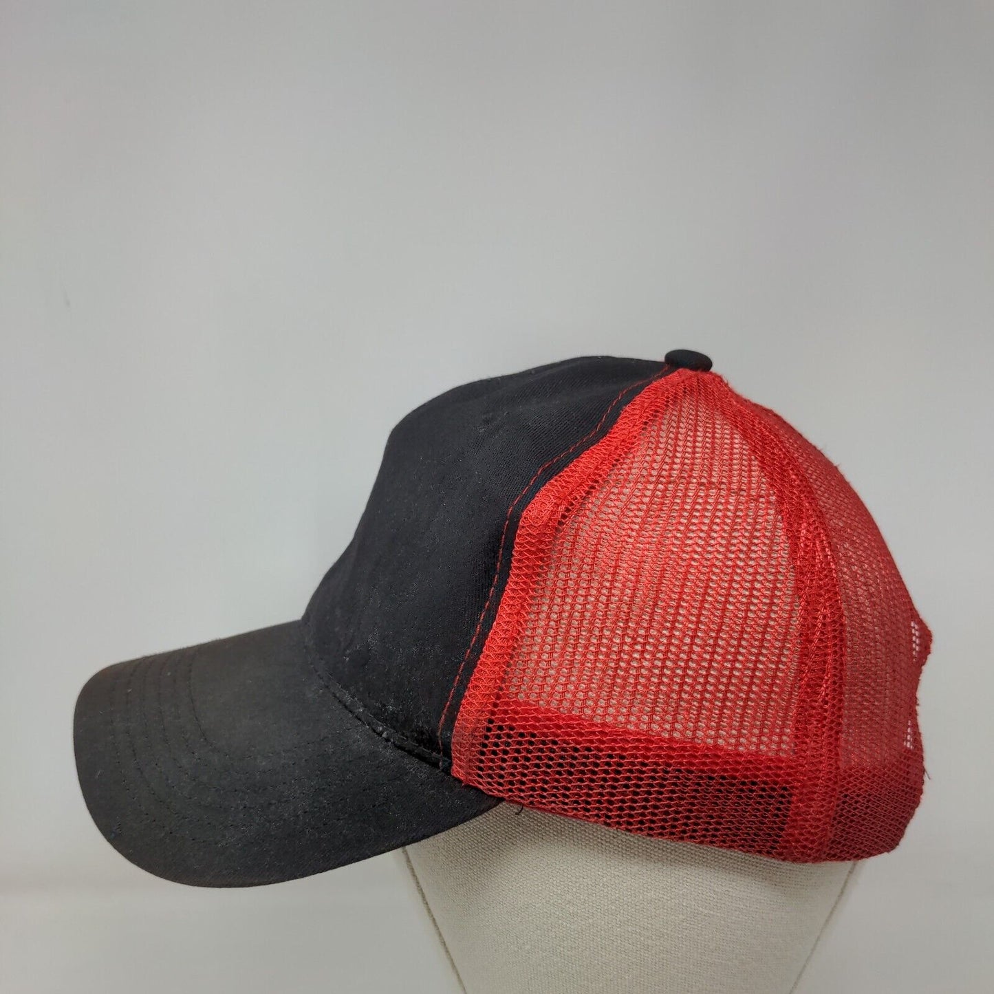 Dodge Hellcat Strapback Mesh Back Trucker Hat Multi One Size Colorblock