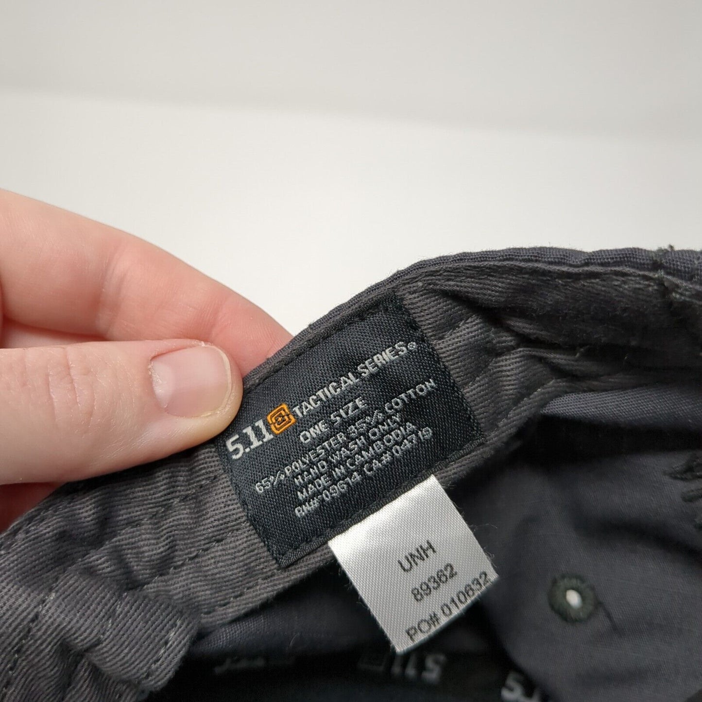 5.11 Tactical Always Be Ready Strapback Hat Gray One Size Adjustable Embroidered