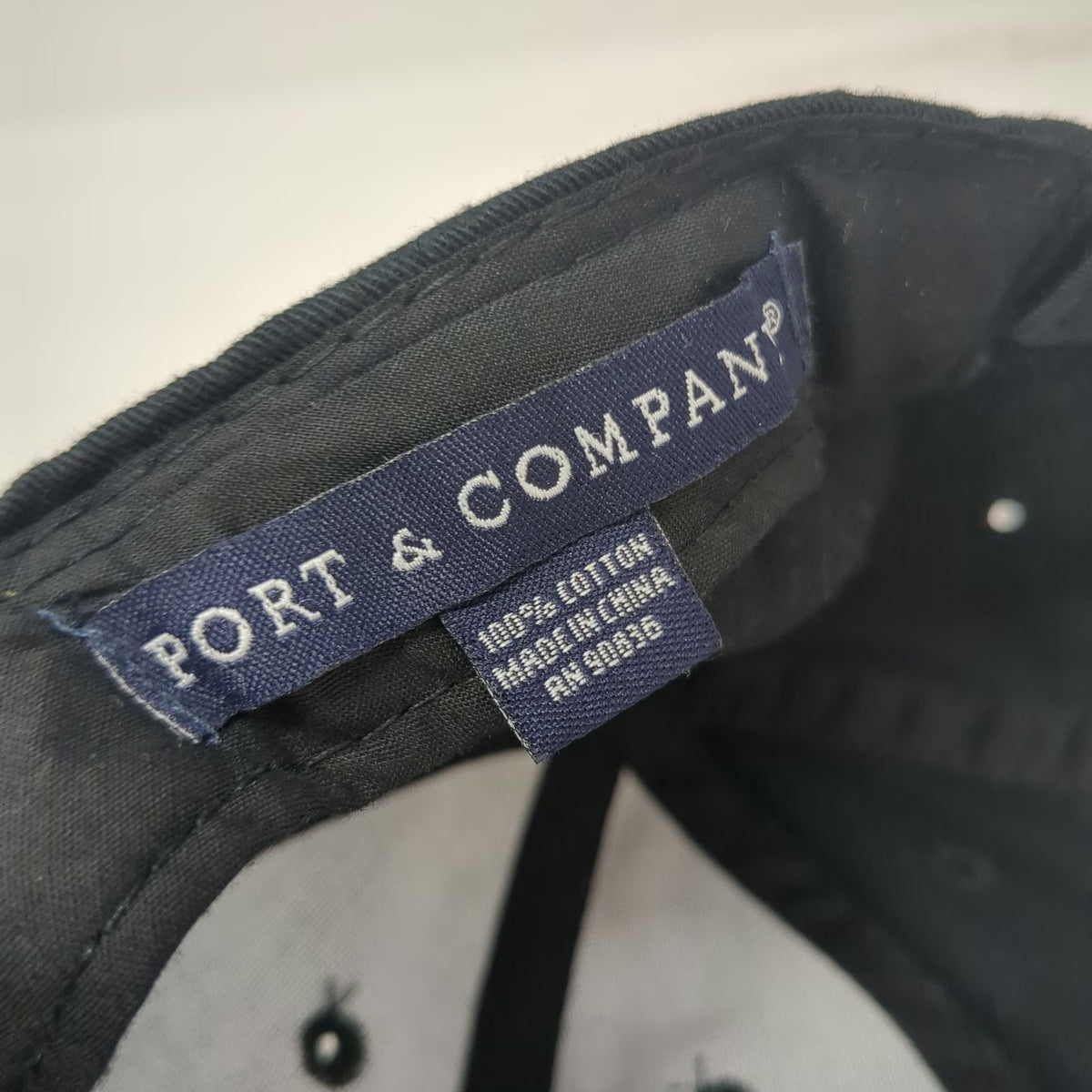 Port & Company Baseball Cap Black One Size Strapback Pink Panther 35th Patch