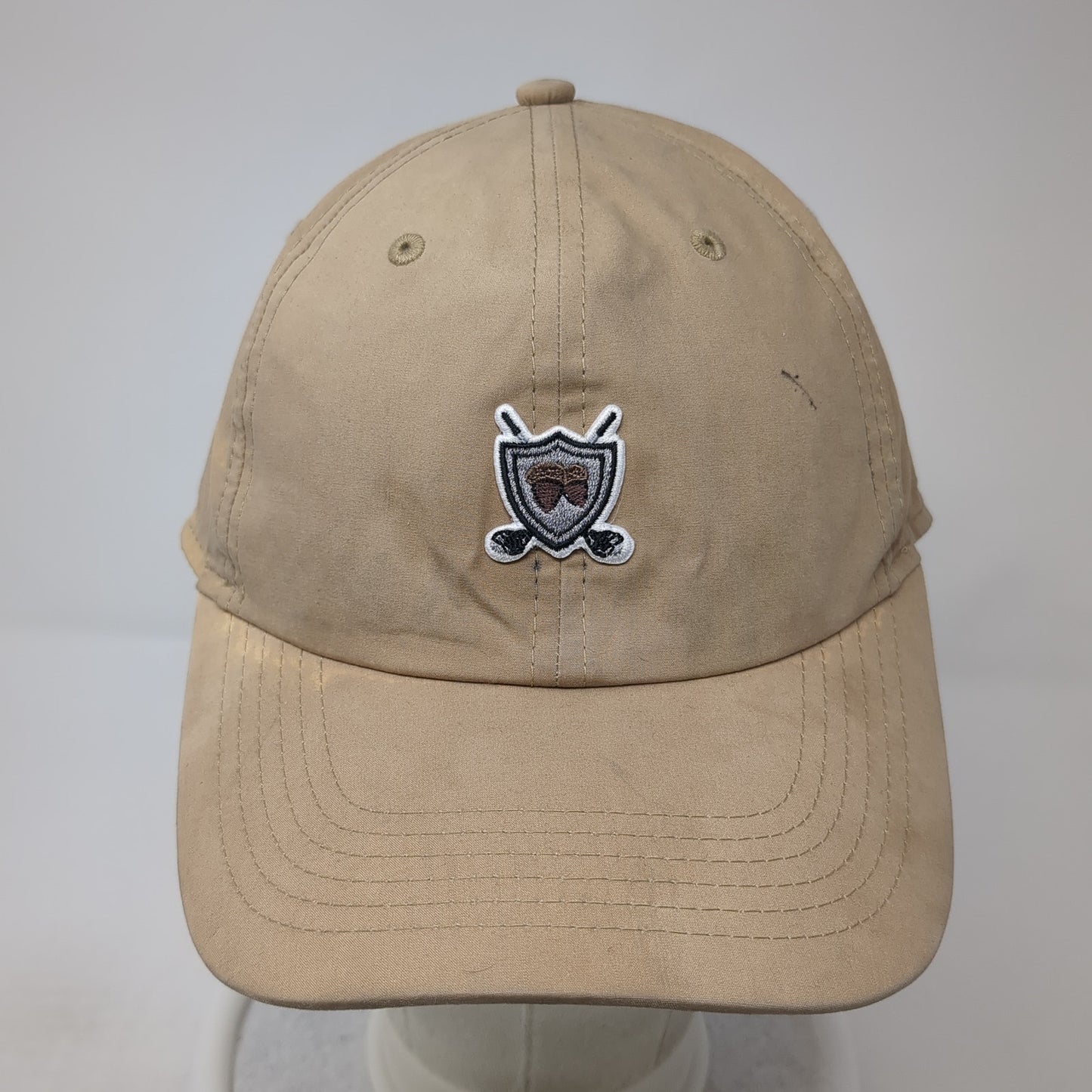Imperial Slideback Baseball Cap Brown One Size Adjustable Embroidered 6 Panel