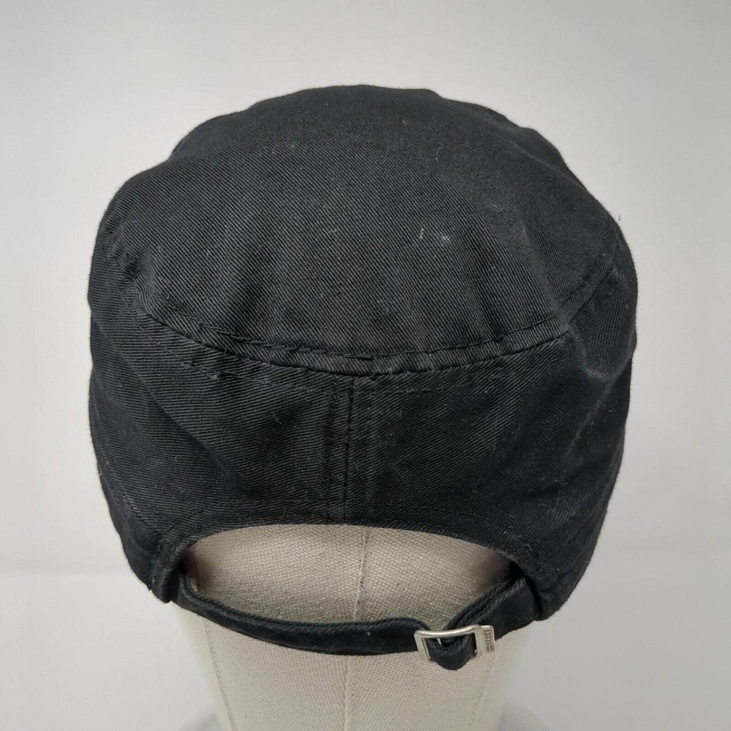 KB ETHOS Slideback Cadet Army Cap Hat Black One Size Beaded Adjustable