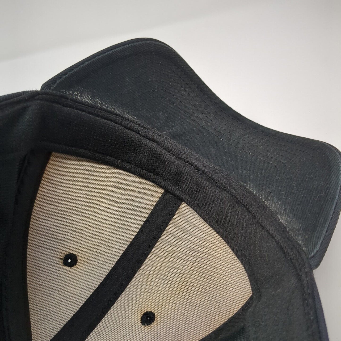 Adidas Strapback Hat Black One Size Adjustable 3 Stripes Logo 6 Panel