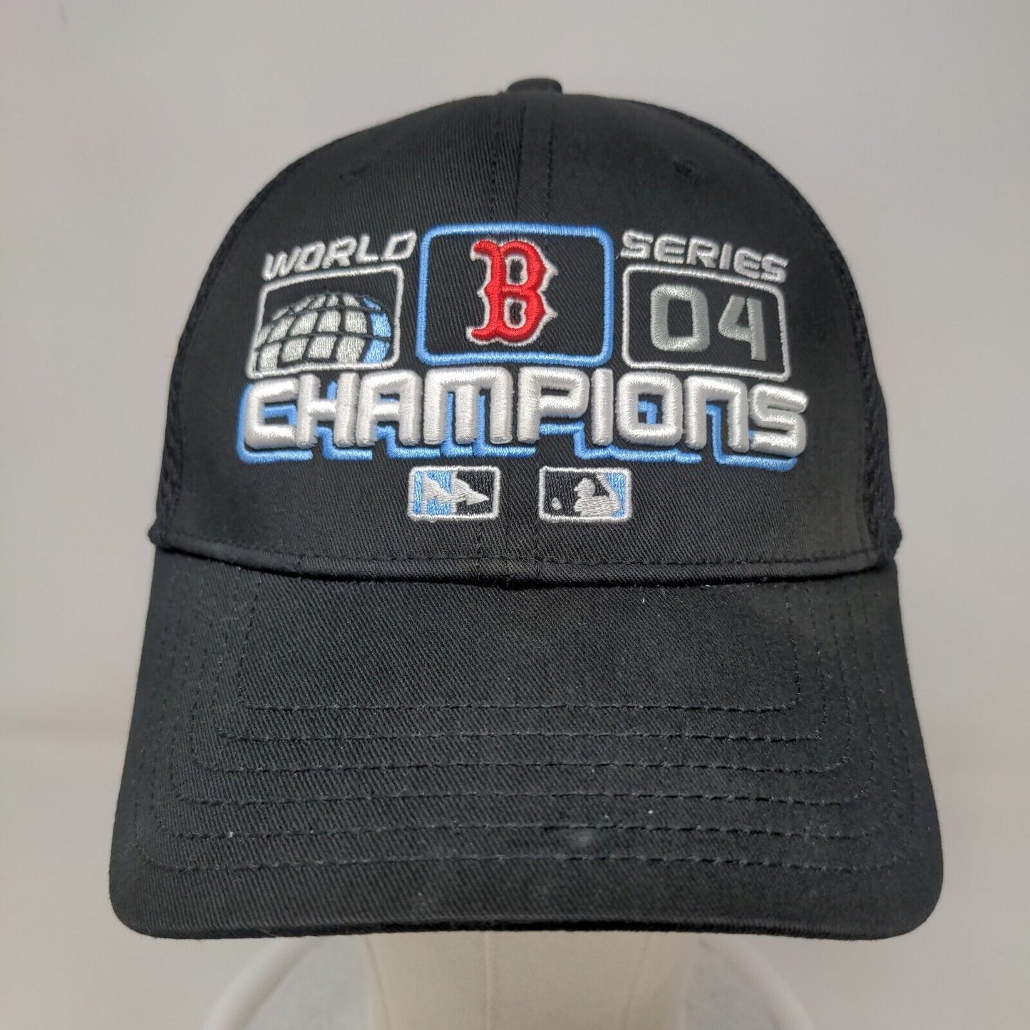 New Era Men's Fitted Hat Black OSFA Embroidered Boston Red Sox 2004 World Series