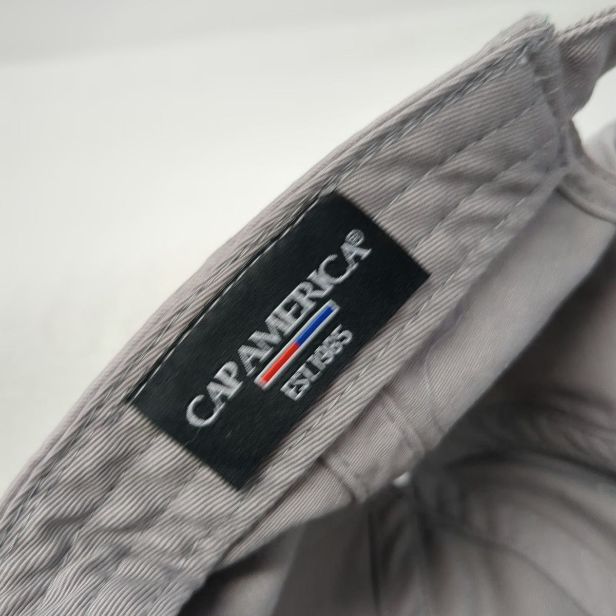Cap America Baseball Cap Gray One Size Slideback Mead Talerman Costa LLC Hat